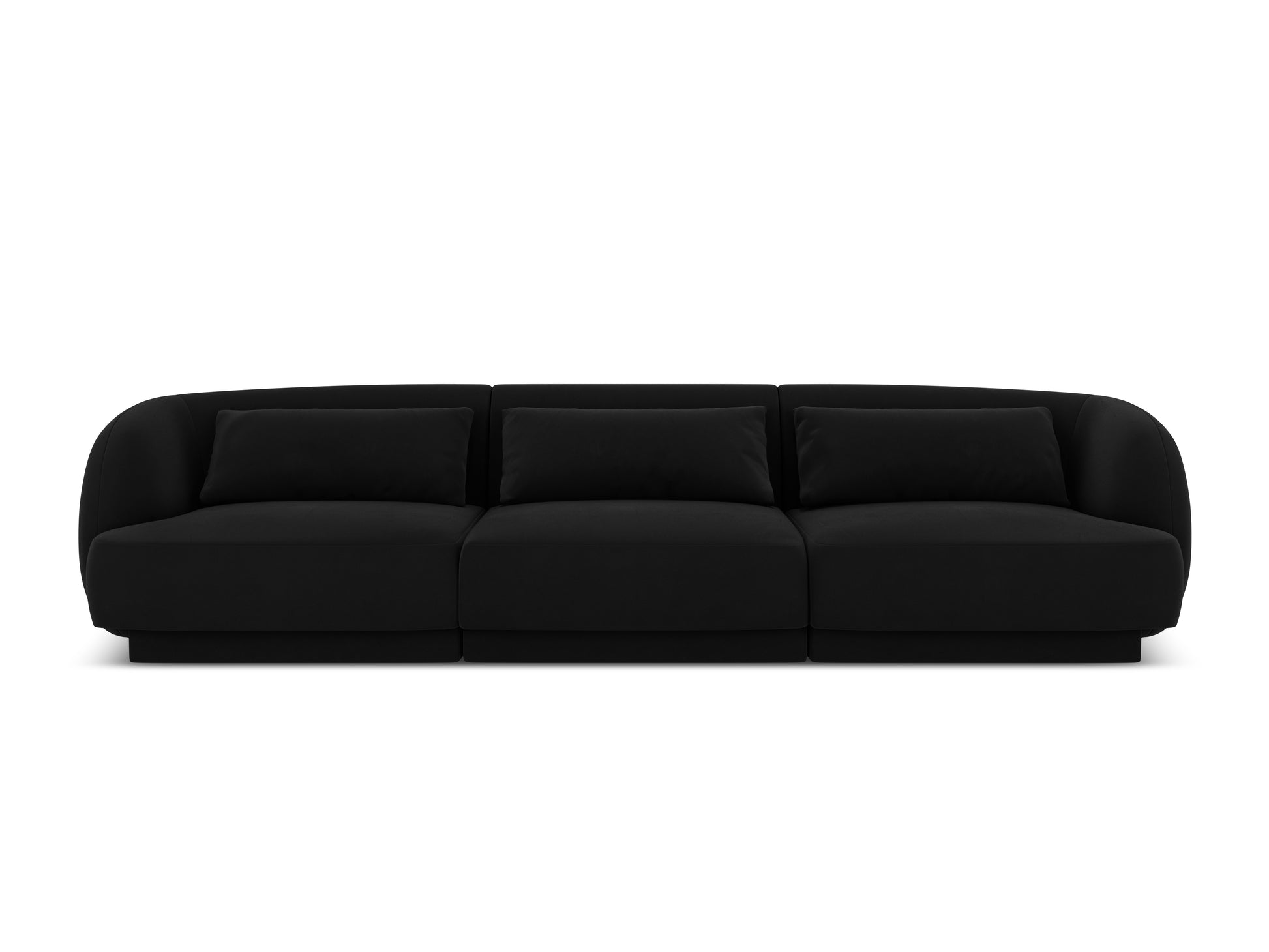 Dīvāns Cosmopolitan Design  Tulum 259x85x74 cm melns - N1 Home