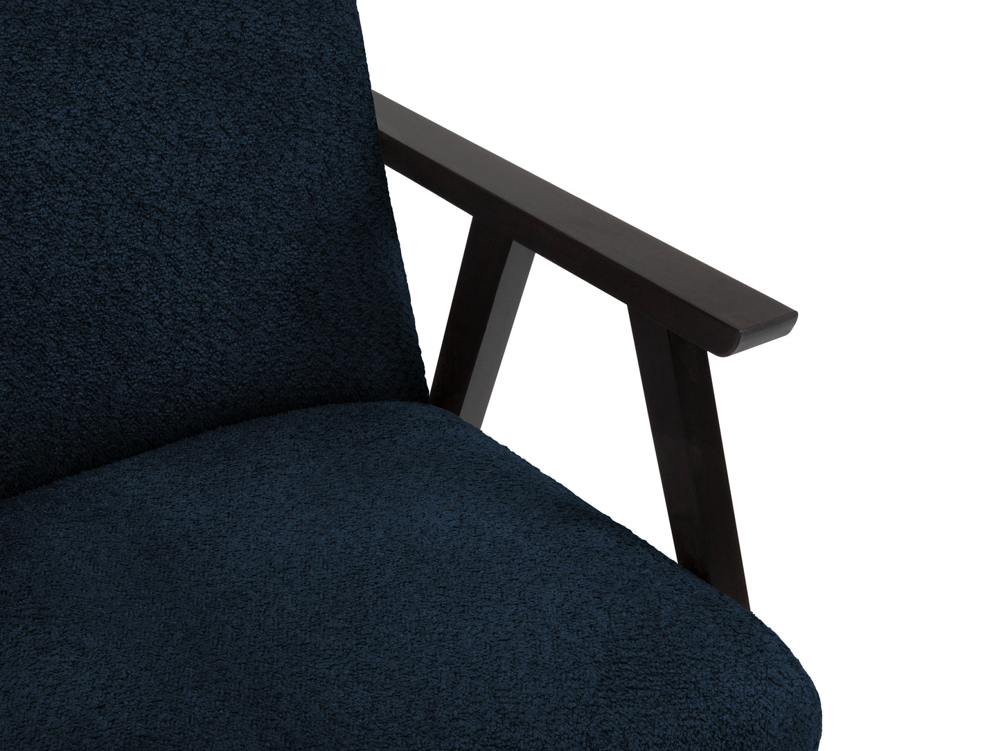 Atzveltnes krēsls Cosmopolitan Design Warsaw 79x59x78 cm zils - N1 Home
