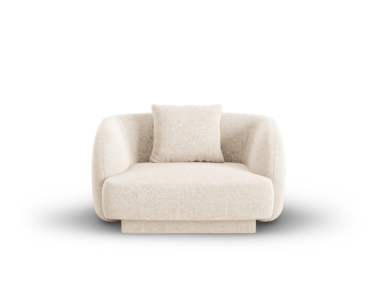 Atzveltnes krēsls Cosmopolitan Design Tulum 109x85x74 krēms - N1 Home
