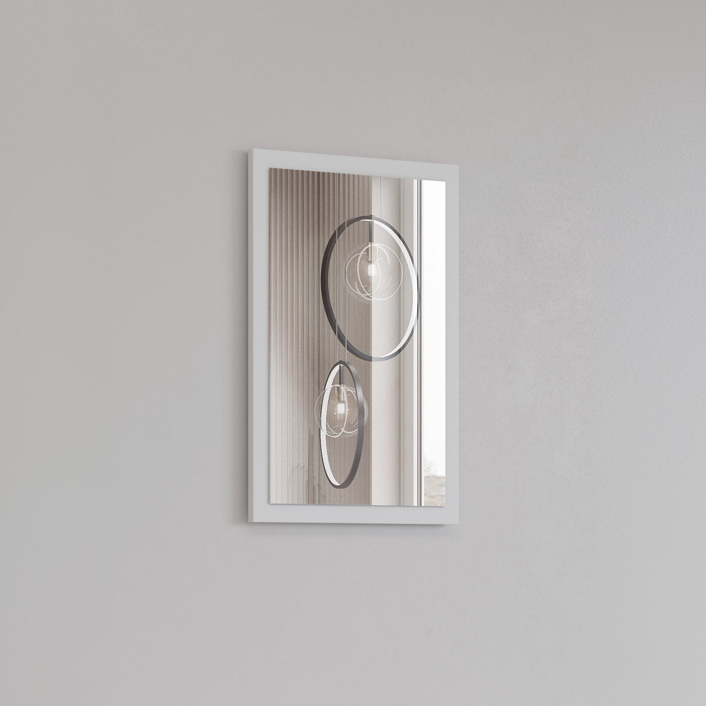 Spogulis Krosit kolekcij 40/60 cm balts