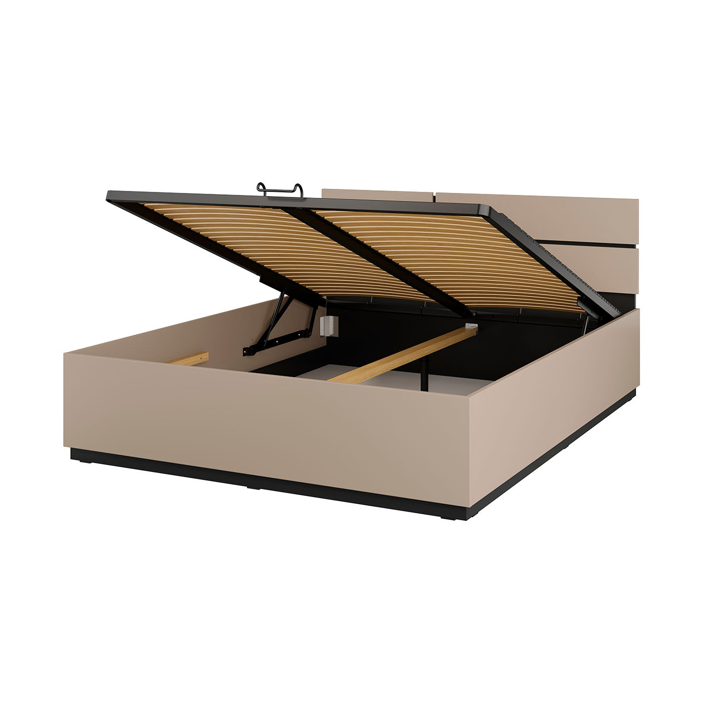 Gulta Krosit kolekcija 160;180/200 cm congo/melns - N1 Home