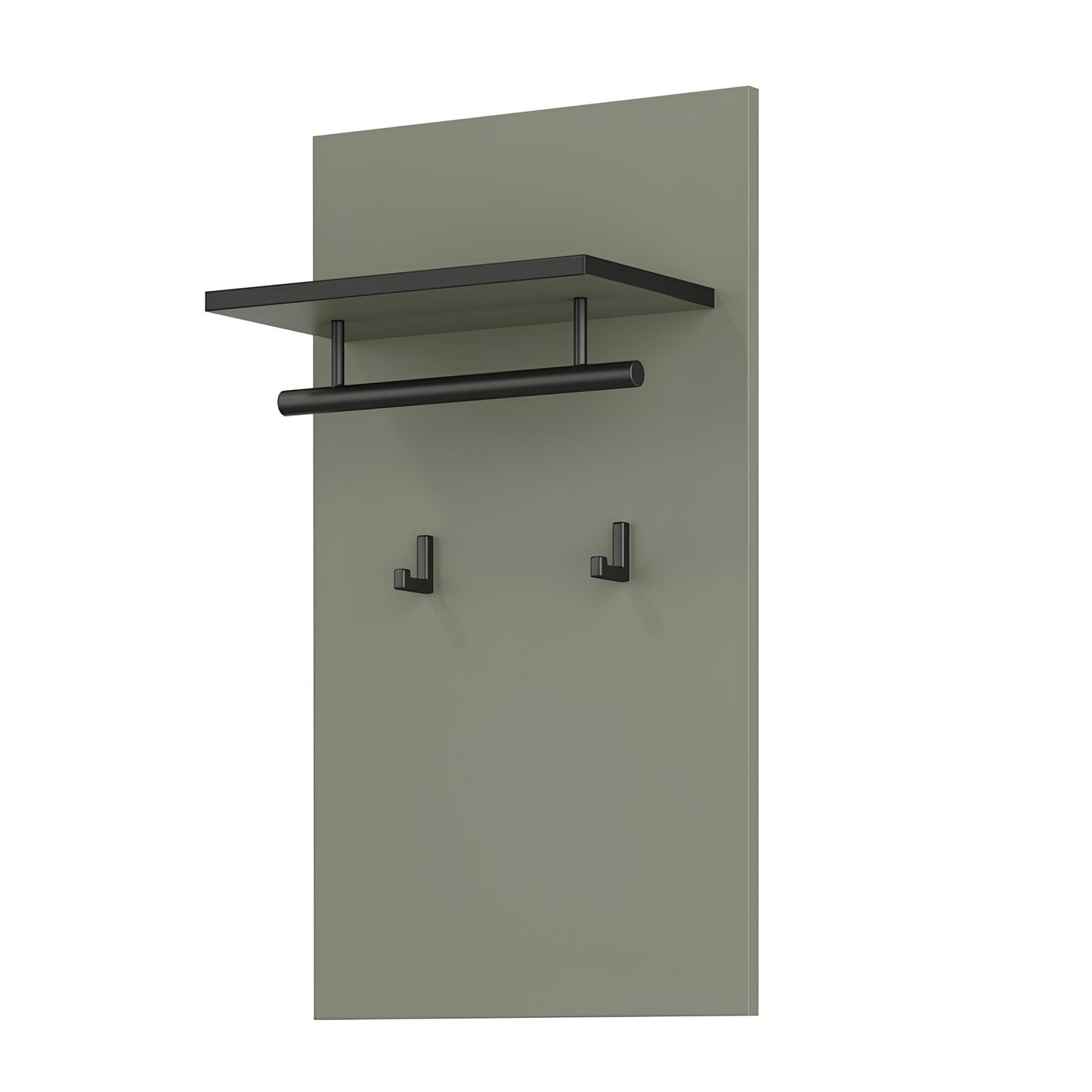 Sienas panelis ar āķiem Krosit kolekcija 40/70/20 cm zaļs - N1 Home