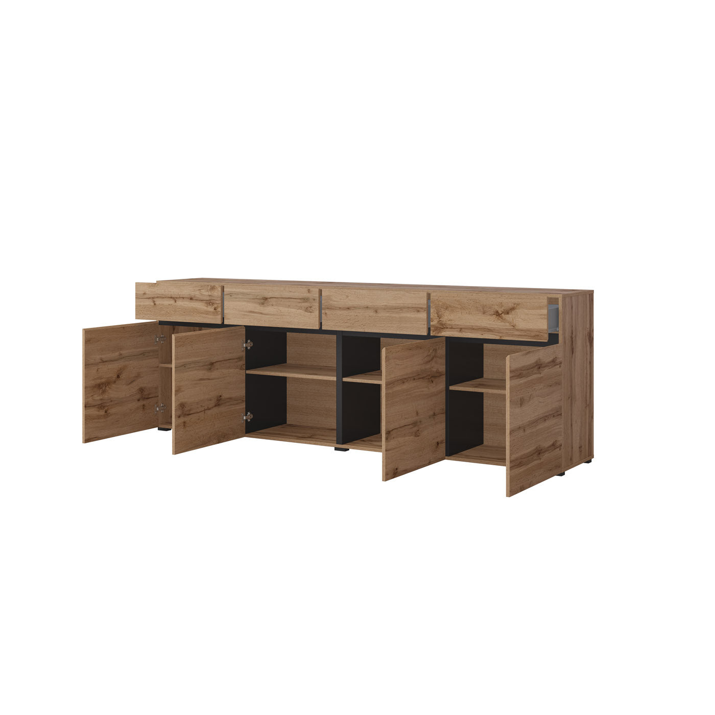 Kumode Krosit kolekcija 225/78/40 cm Votan ozols - N1 Home