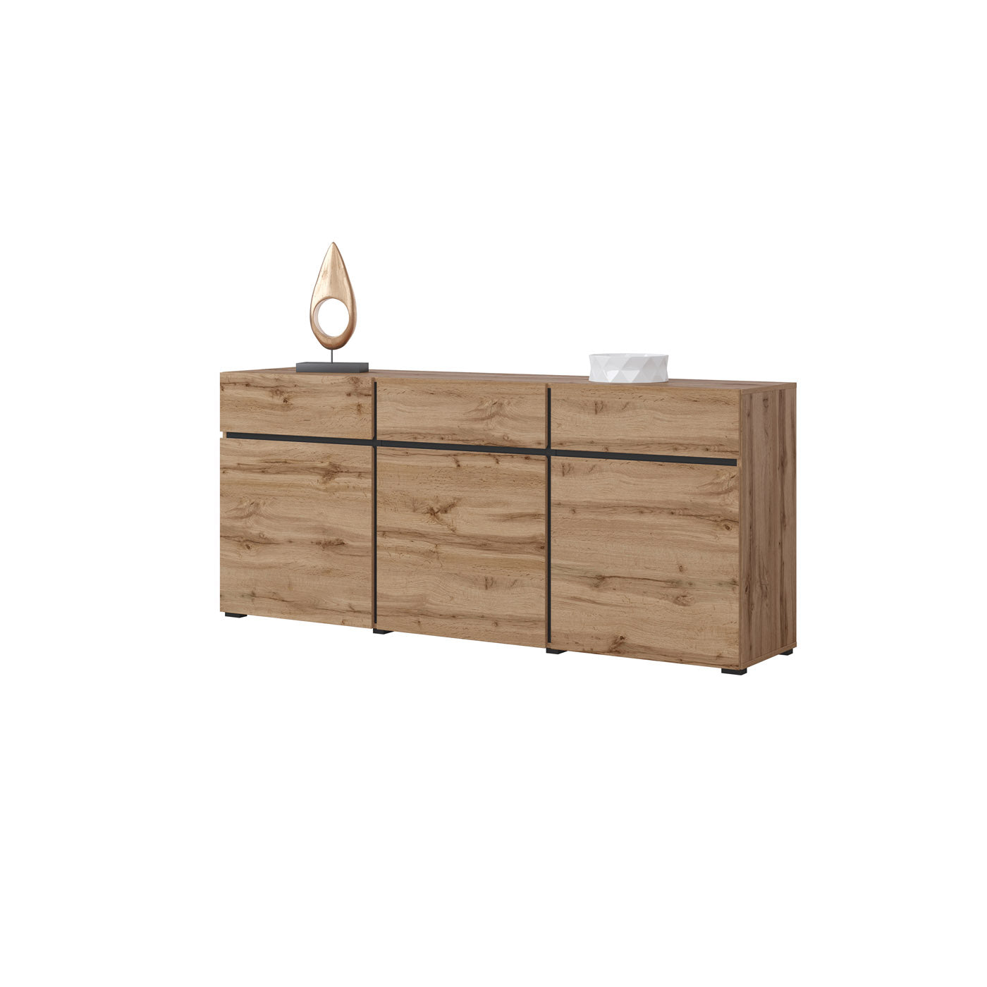 Kumode Krosit kolekcija 180/78/40 cm Votan ozols - N1 Home