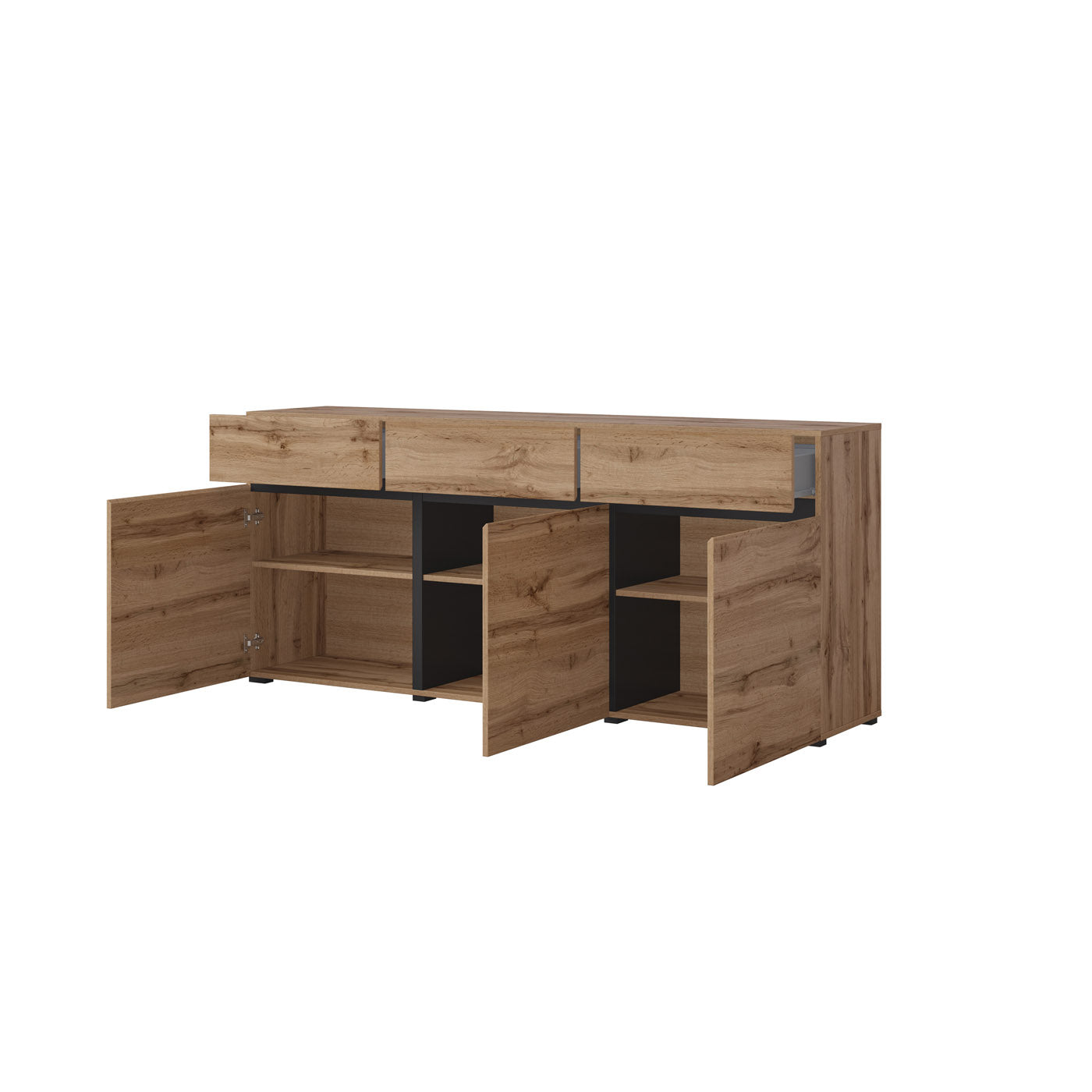 Kumode Krosit kolekcija 180/78/40 cm Votan ozols - N1 Home