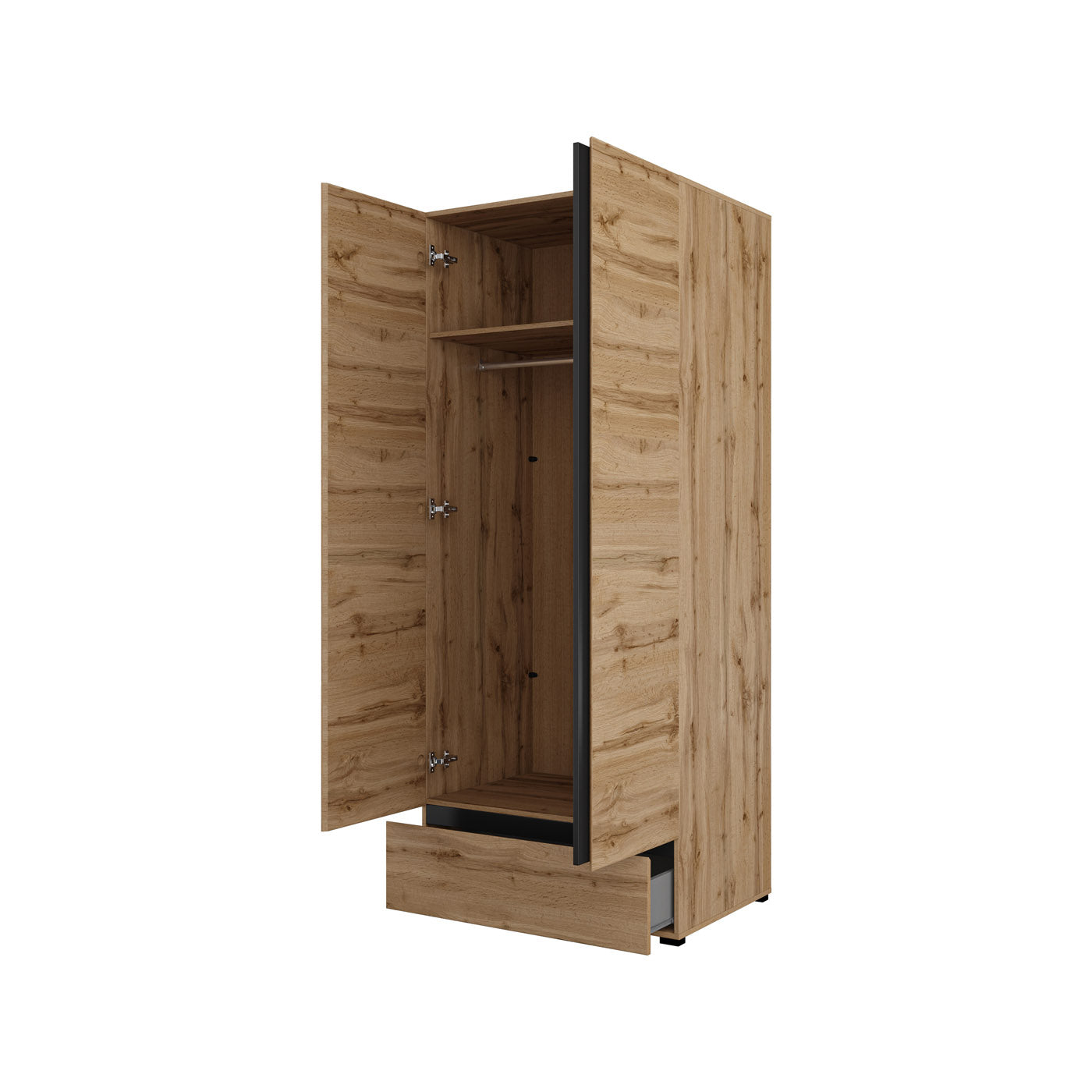 Skapis Krosit kolekcija 89;180/210/60 cm Votan ozols - N1 Home