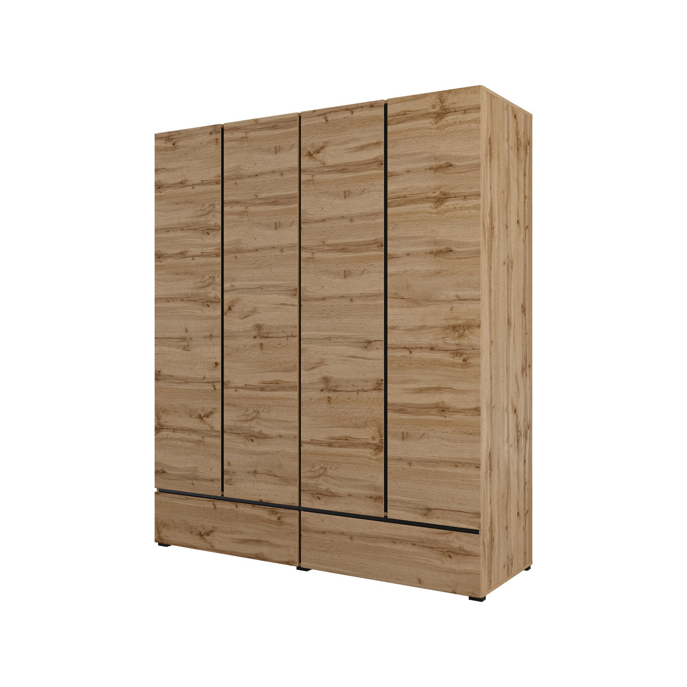 Skapis Krosit kolekcija 89;180/210/60 cm Votan ozols - N1 Home