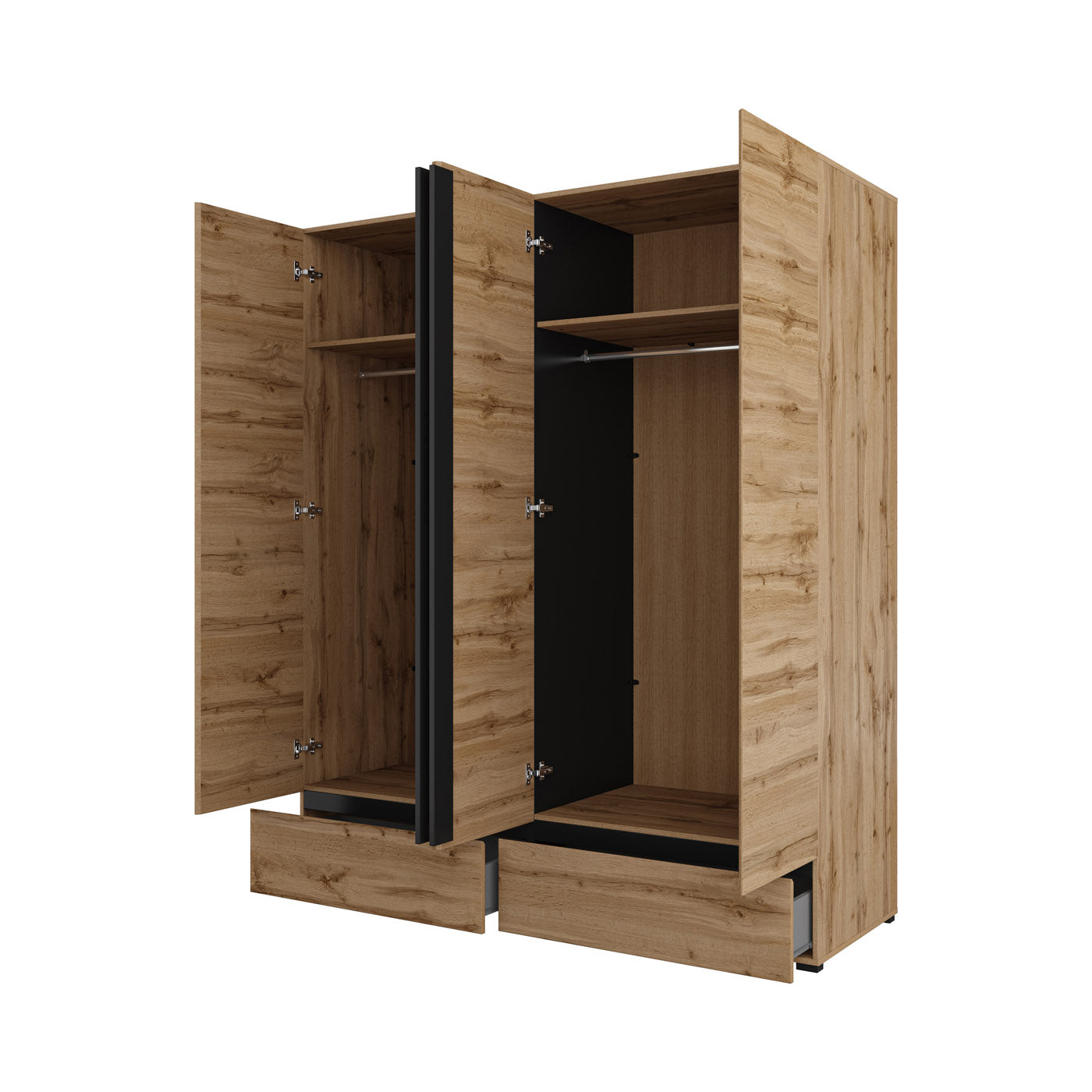 Skapis Krosit kolekcija 89;180/210/60 cm Votan ozols - N1 Home