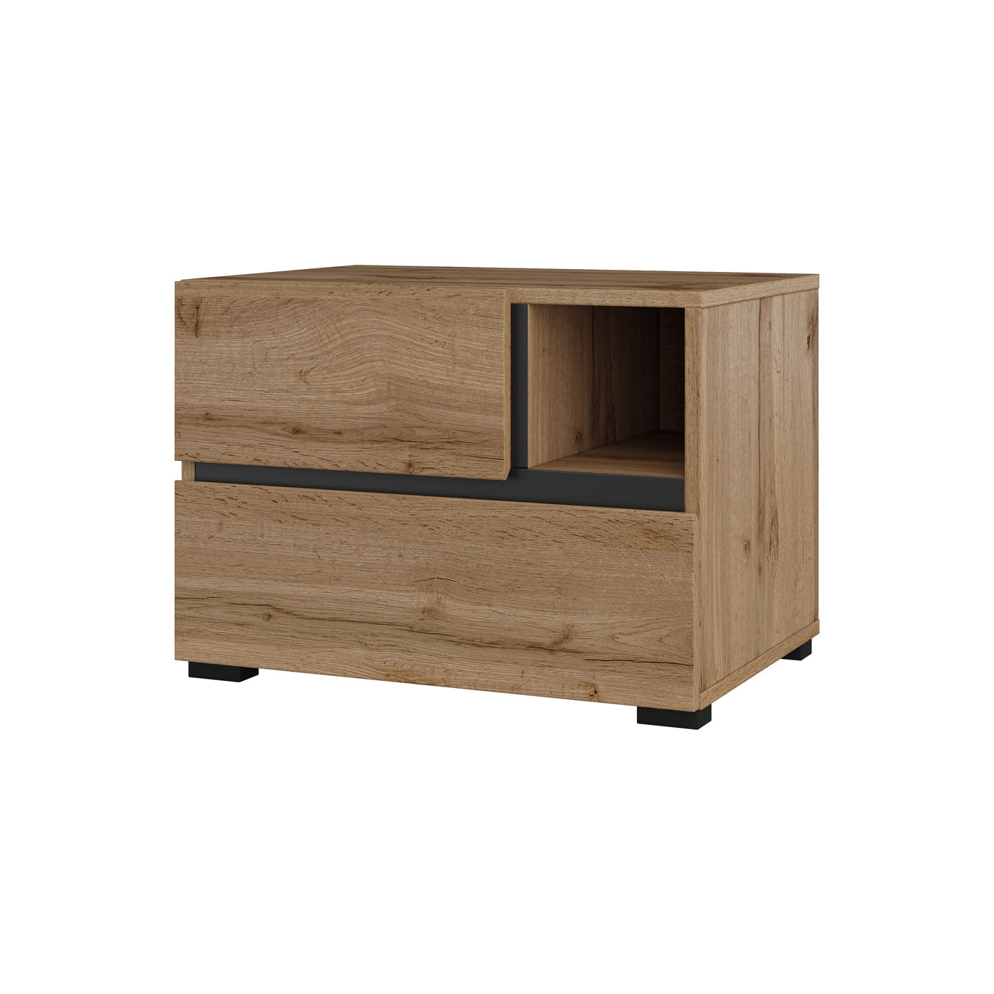 Naktsskapis (2) Krosit kolekcija 55/40/40 cm votan ozols