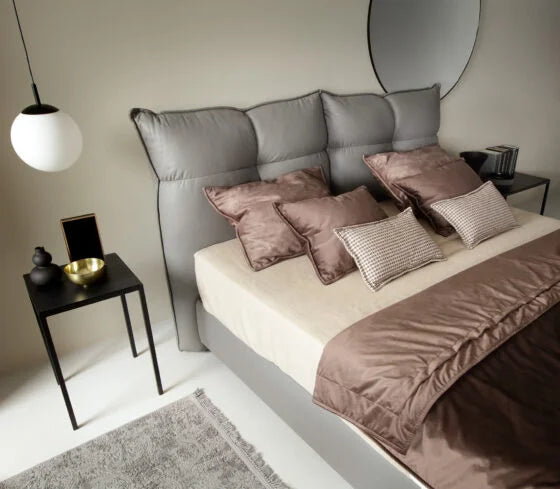 Gulta Cadi adā 140/160/180 x 200 cm pelēks - N1 Home