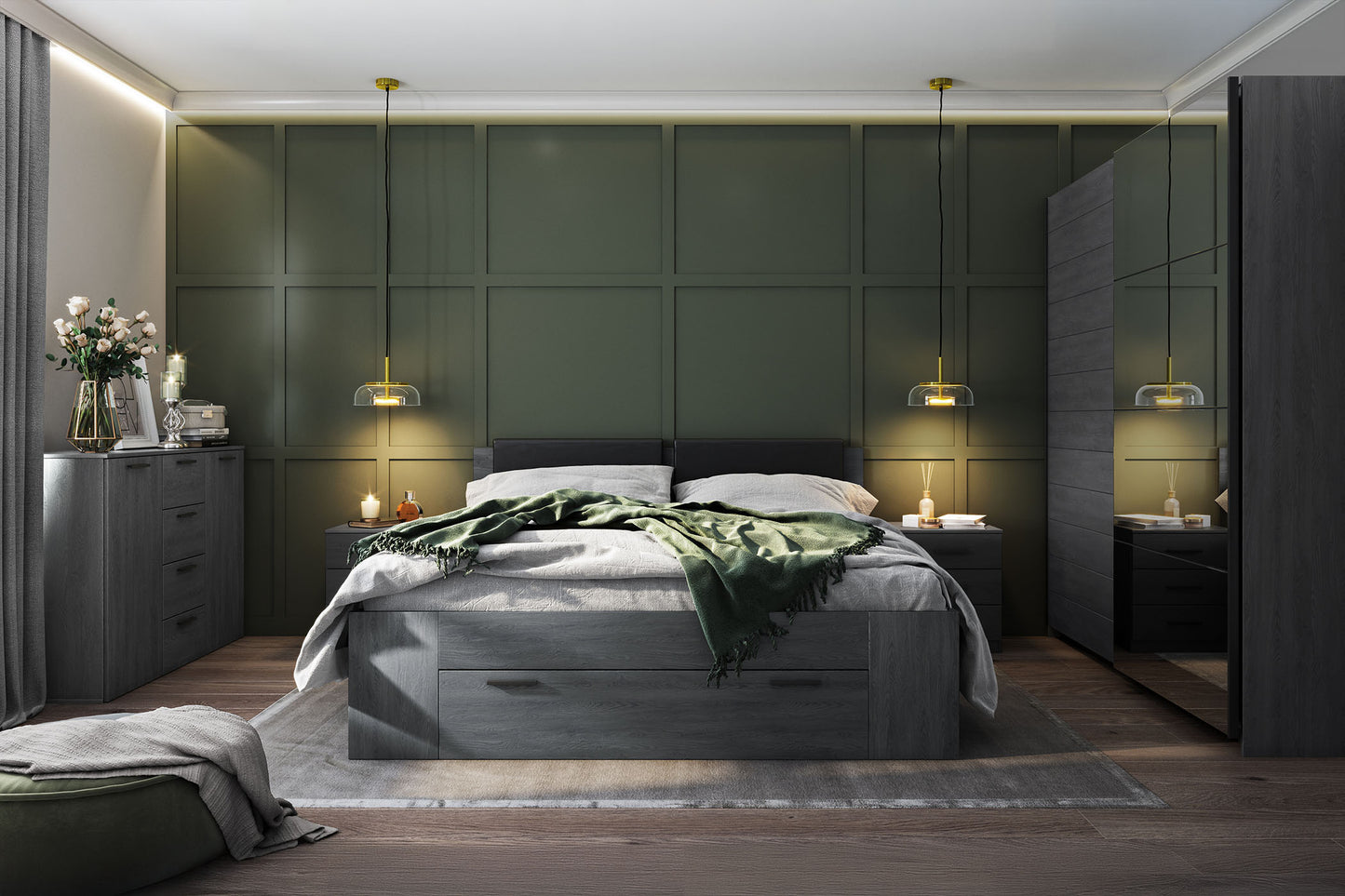 Gulta Galateja 146; 166; 186/205/94 cm carbon ozols