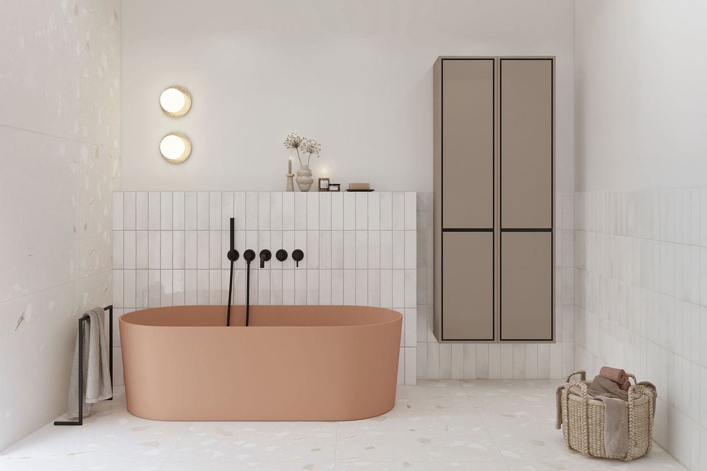 Skapis Iriva 78/48/51 cm congo/melns