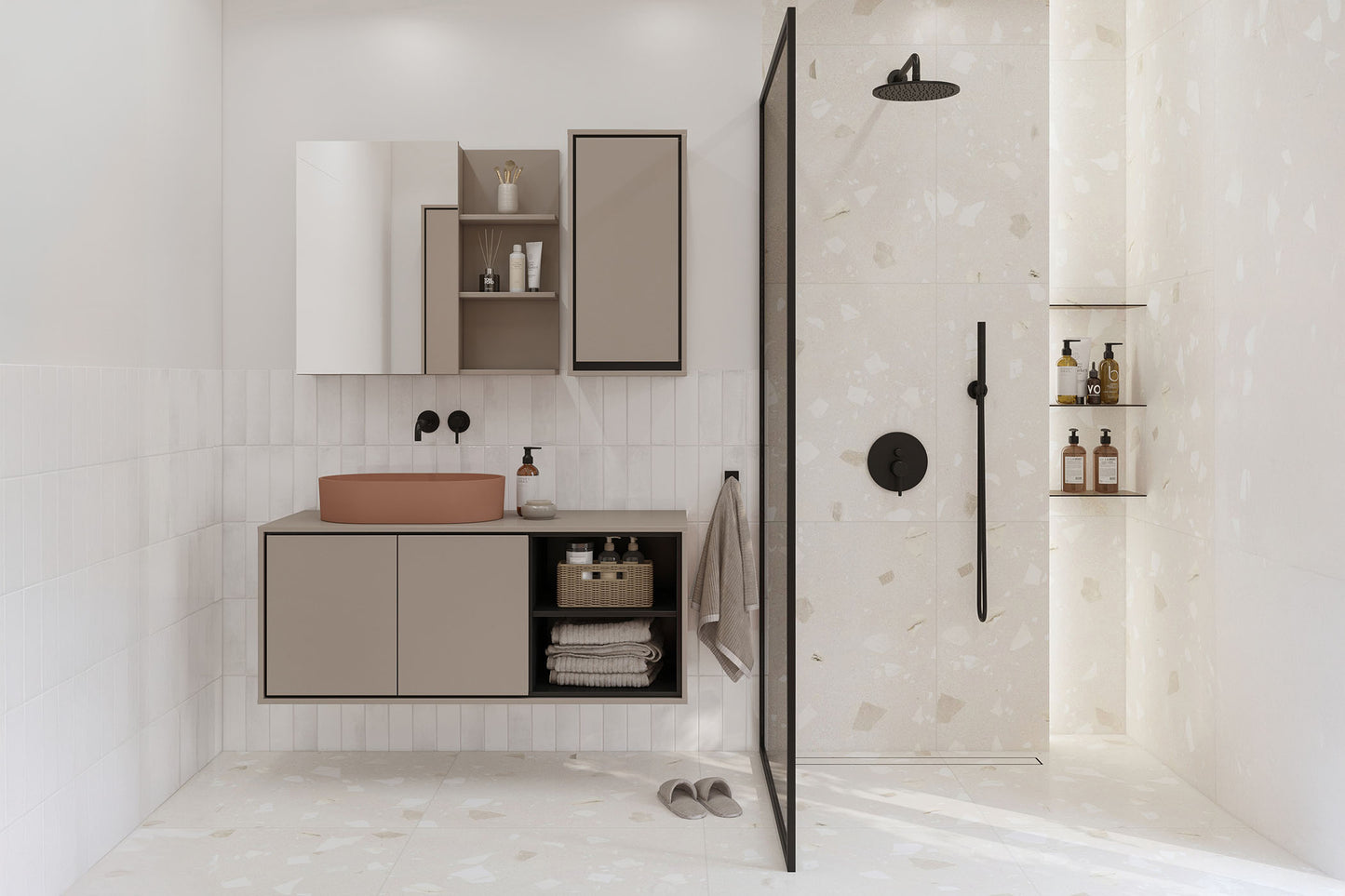 Skapis Iriva 120/48/51 cm congo/melns