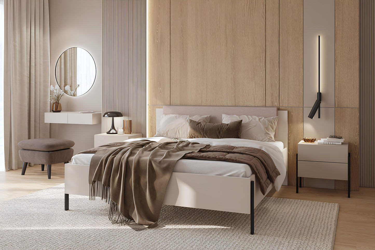 Galds Jukka 143/76/40 cm kašmirs - N1 Home