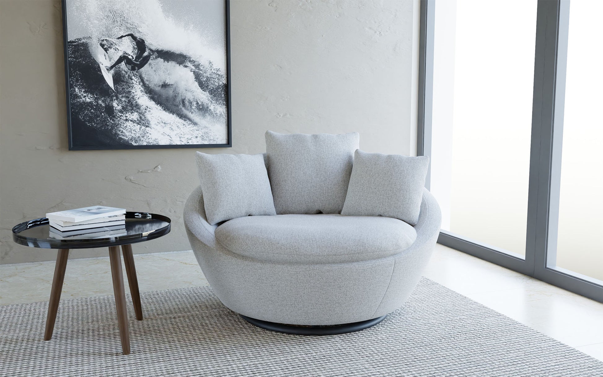 Krēsls Majo 130/80/112 cm krēms - N1 Home