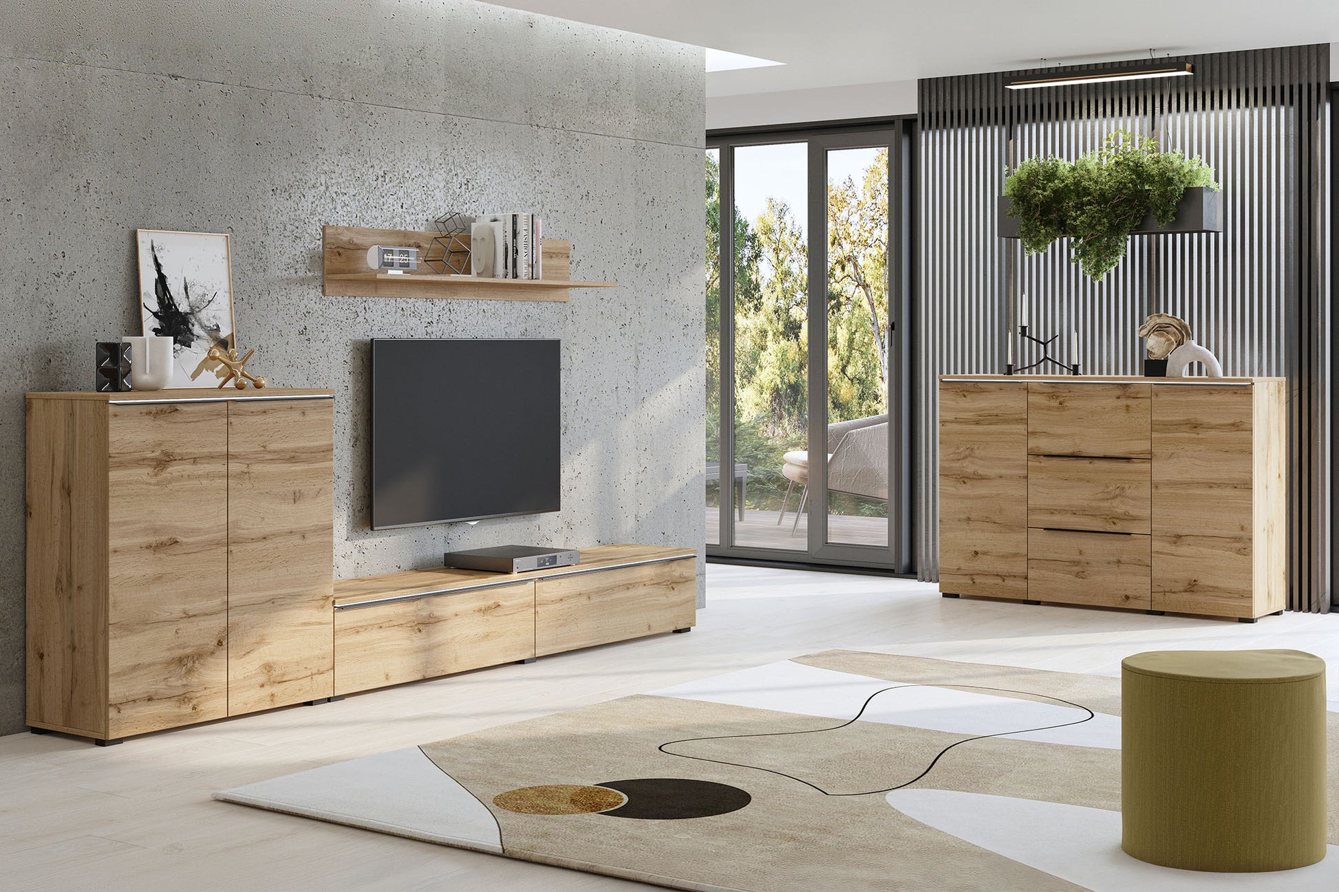 Sienas bloks Tanos 260/100/41 cm Votan ozols - N1 Home