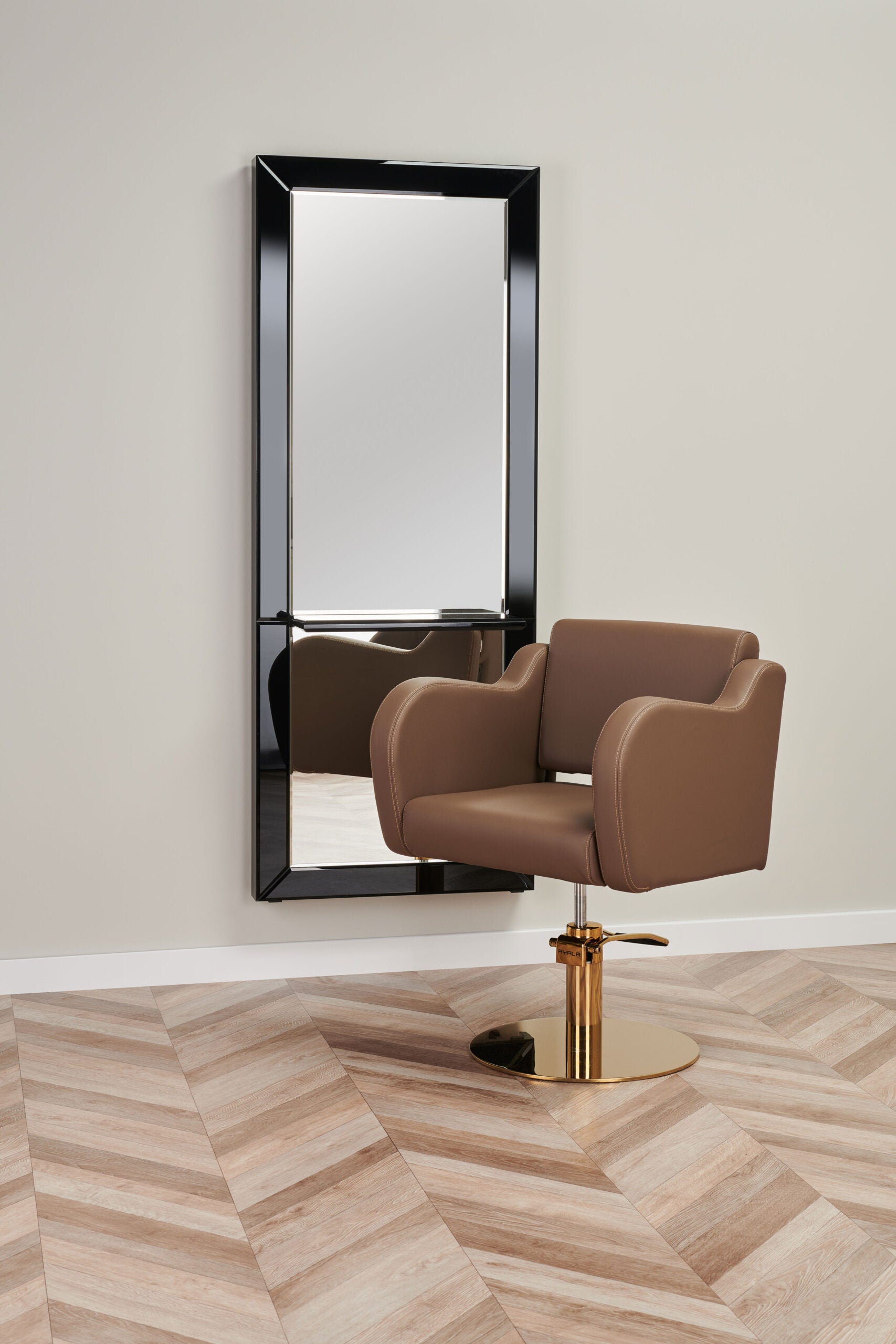 Frizētavas krēsls Hols 66/46/50 cm brūns - N1 Home