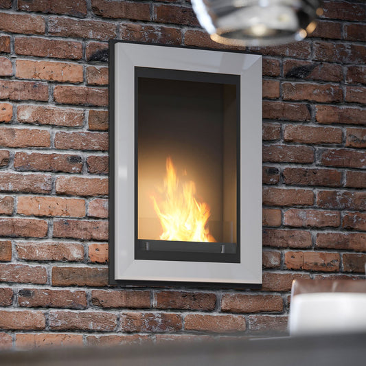 Biokamīns Frams 550 55/79/20 cm balts - N1 Home