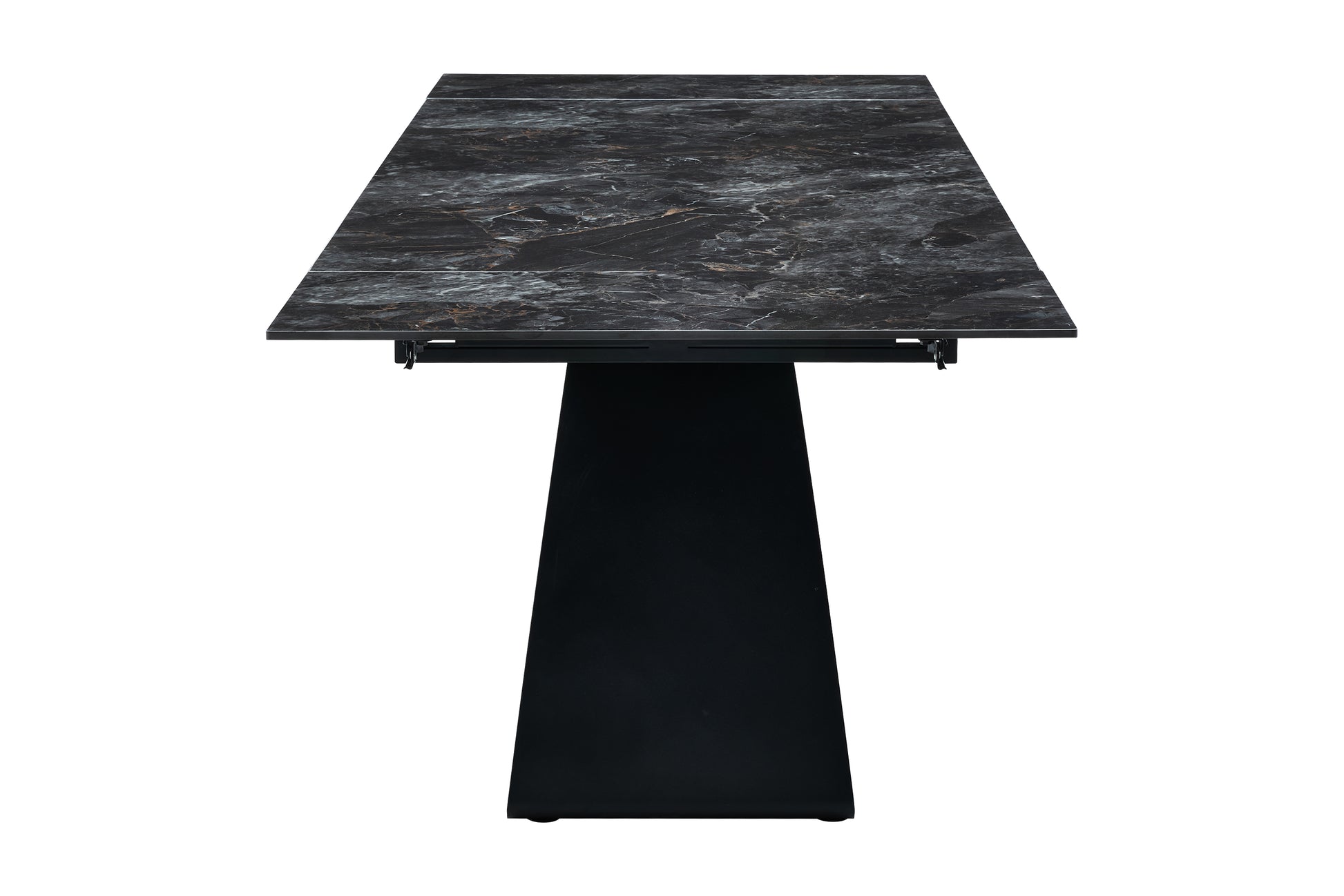 Galds Dora 180-260/90/76 cm melns. Ekskluzīvi! - N1 Home