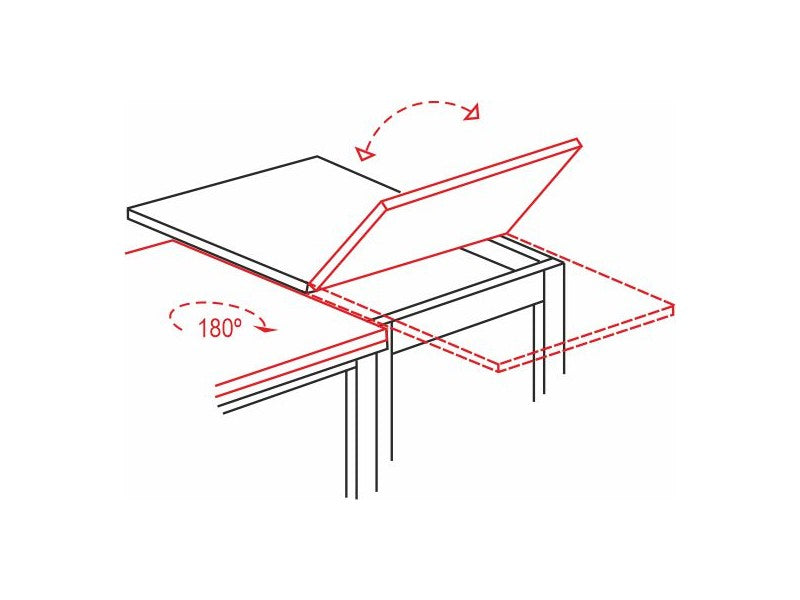 Galds FP II 80x80-160 cm