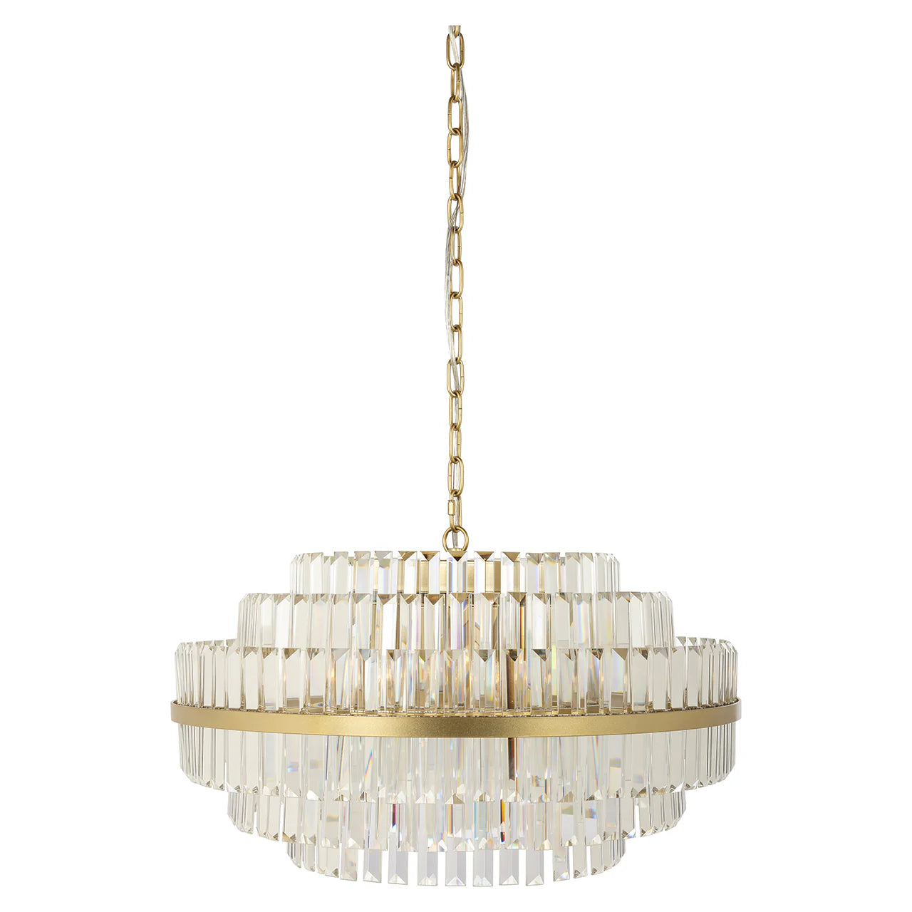 Lustra Desire brushed gold  Richmond Interiors 38/65 cm zelts - N1 Home