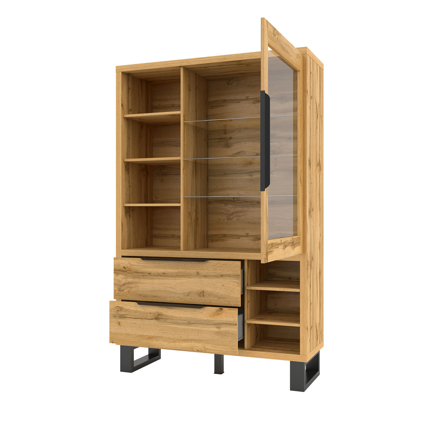 Skapis Hallis 120/190/45 cm Votan ozols