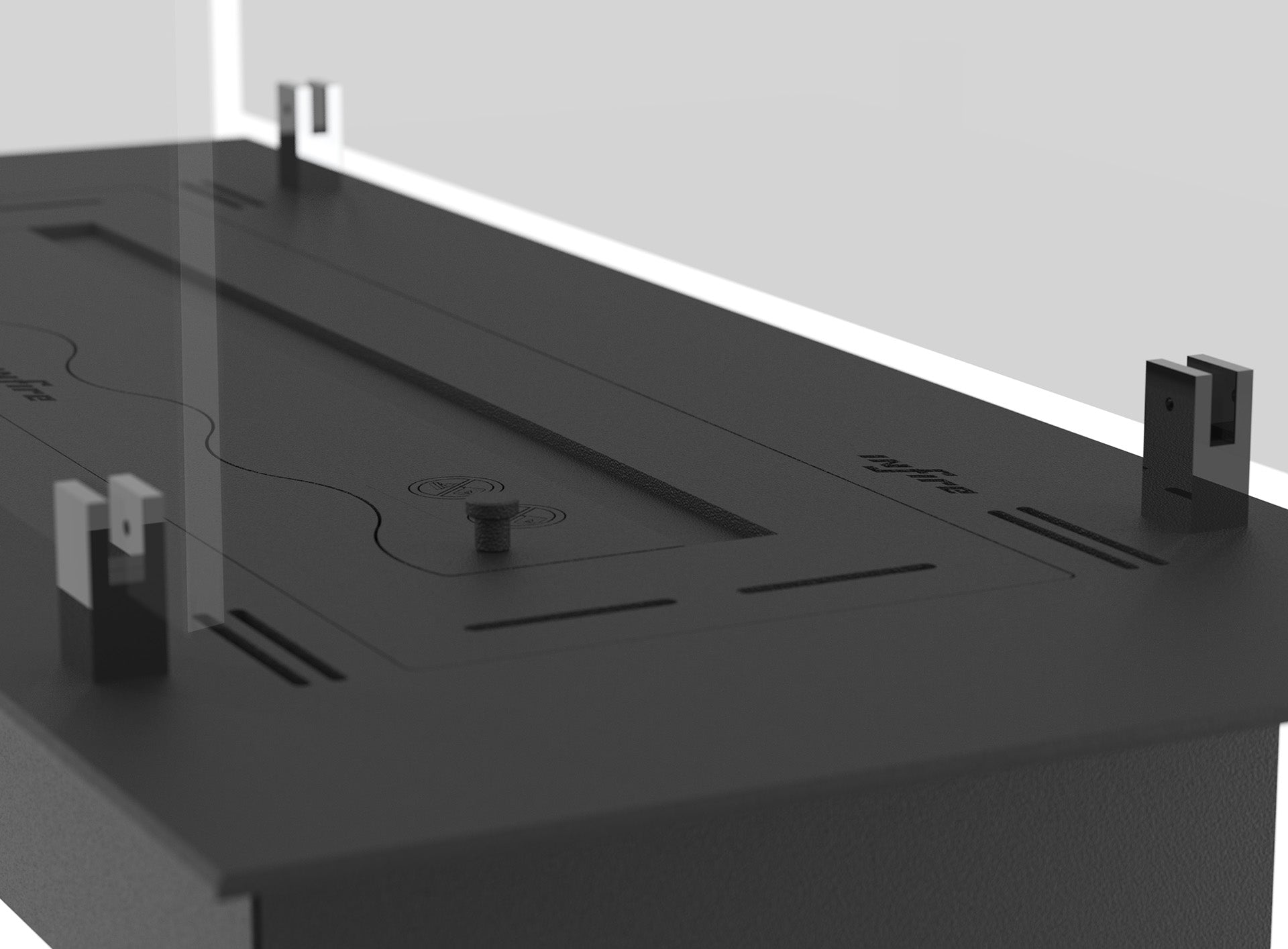 Biokamīns InseSlim 60;80;100;120;150;200/37/85 cm melns - N1 Home