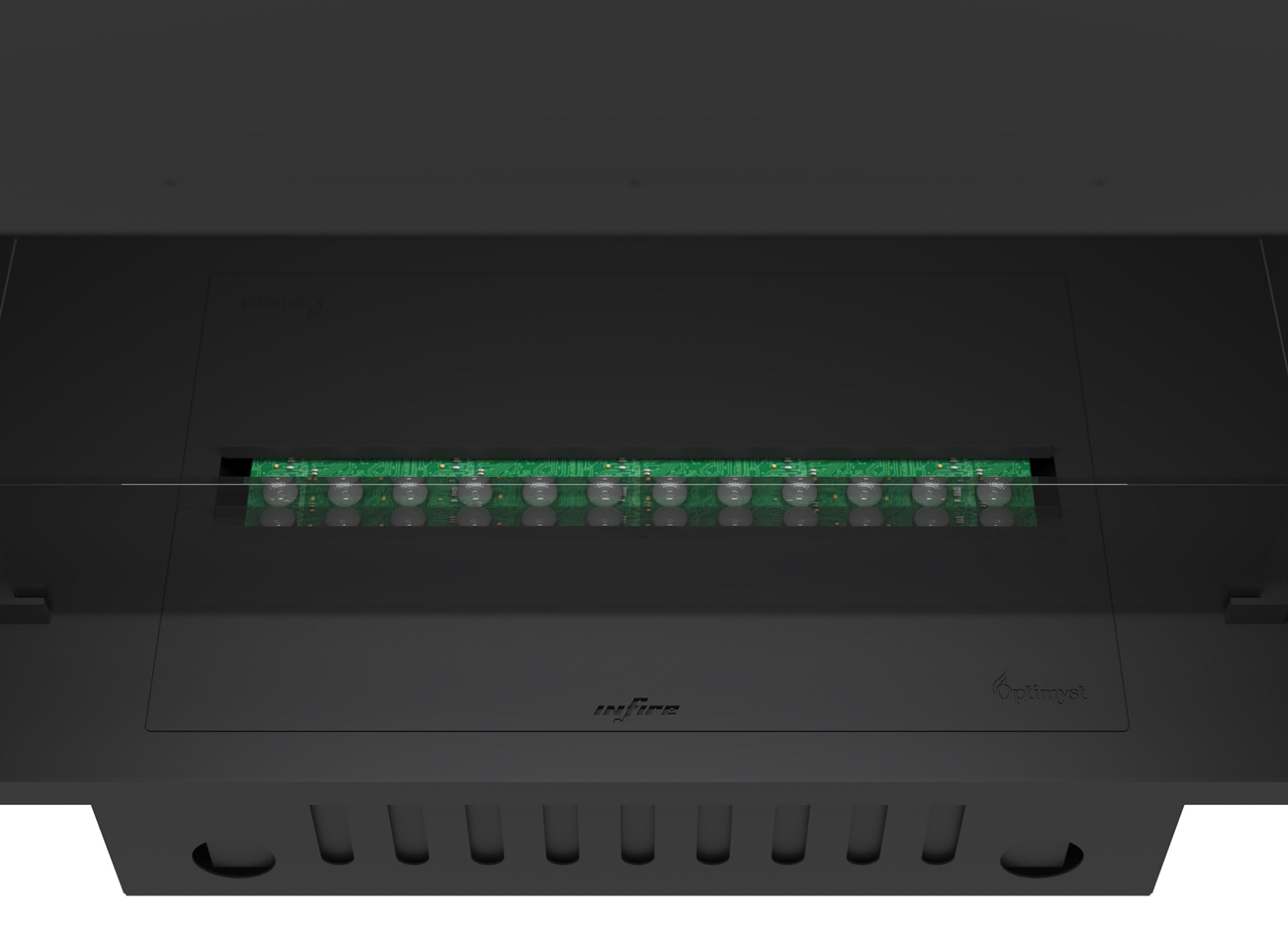 Elektriskais kamīns Invap inside 80/45/40 cm melns - N1 Home