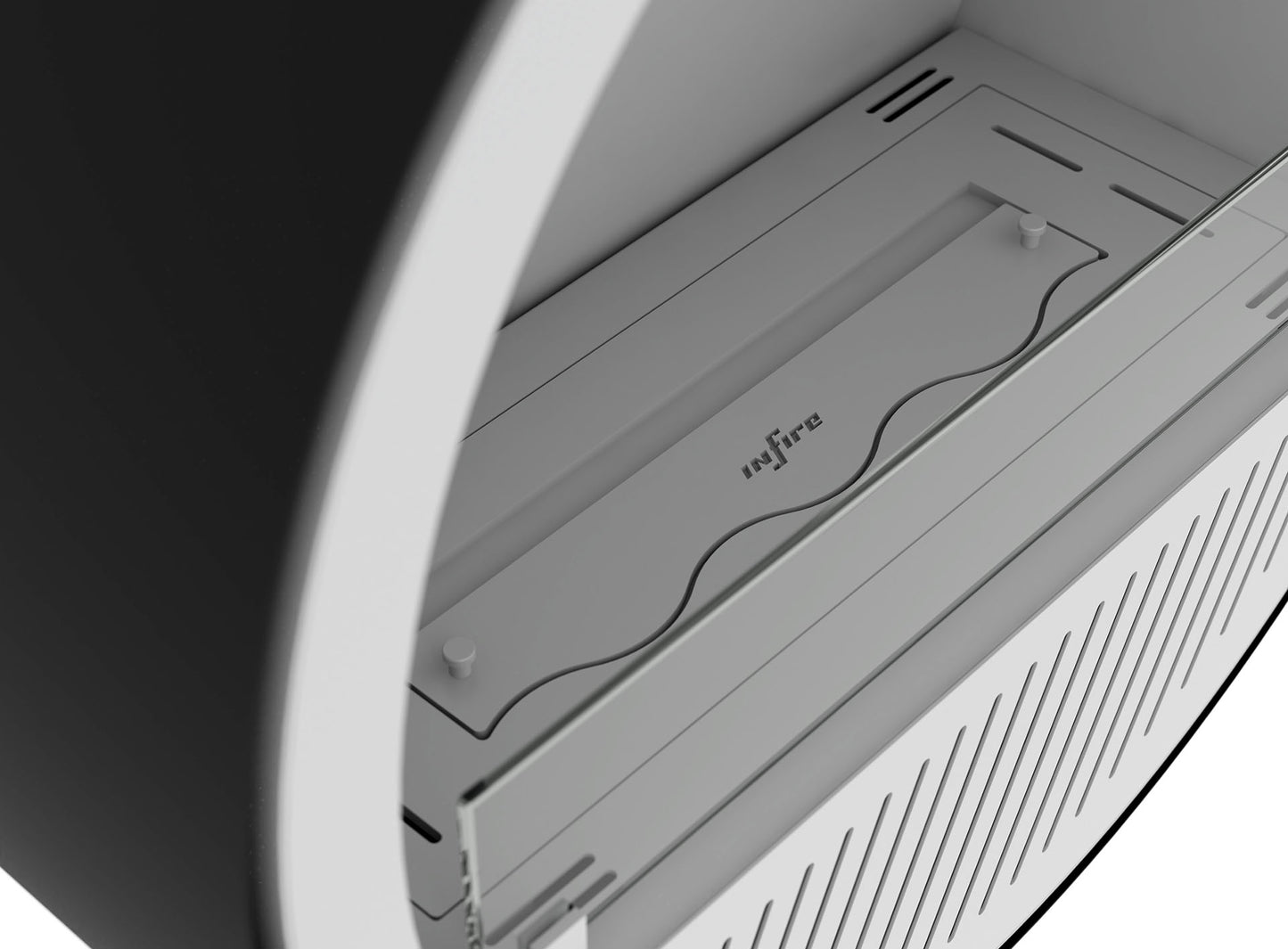 Biokamīns Incyrc Slim wall 72/30 cm melns - N1 Home