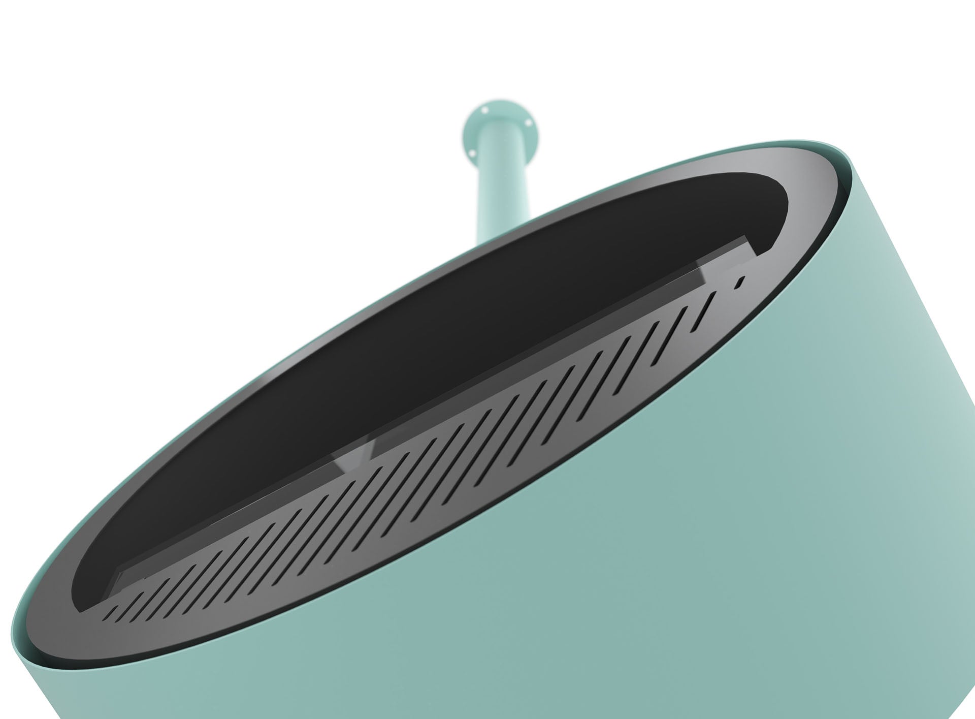 Biokamīns Incyrc Slim 72/30/220 cm gaiši zils - N1 Home