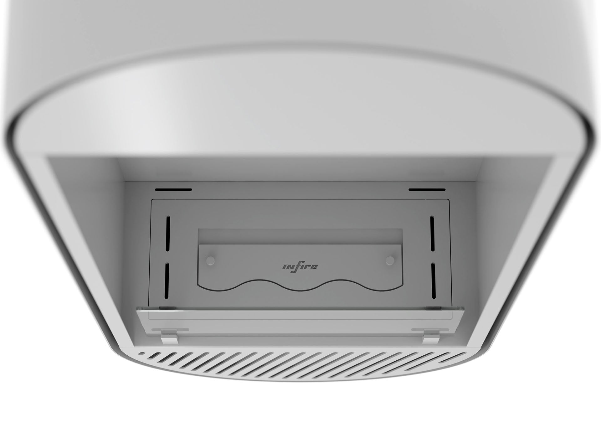 Biokamīns Incyrc Vert 130/50/25 cm balts - N1 Home