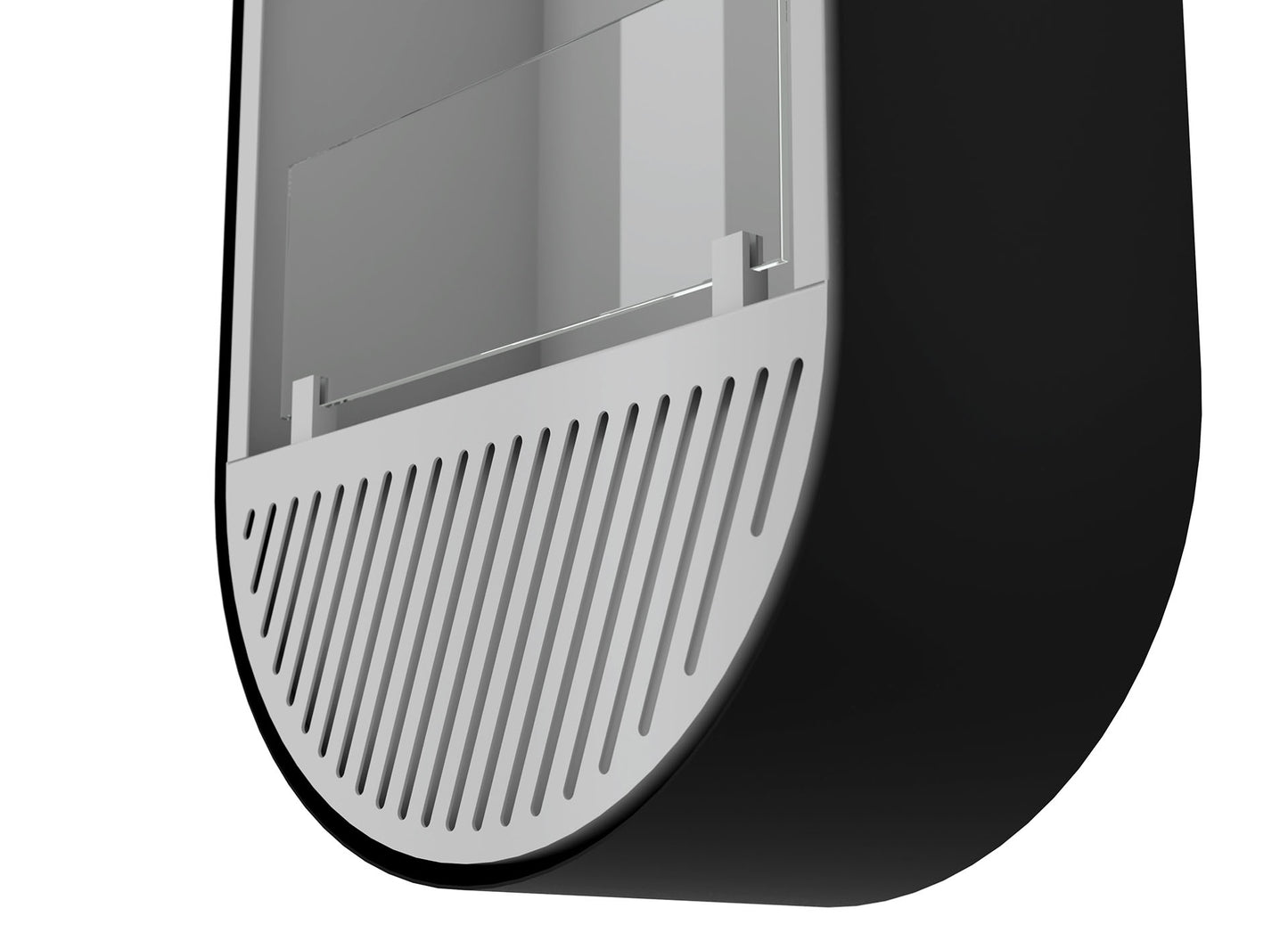 Biokamīns Incyrc Vert 130/50/25 cm melns - N1 Home