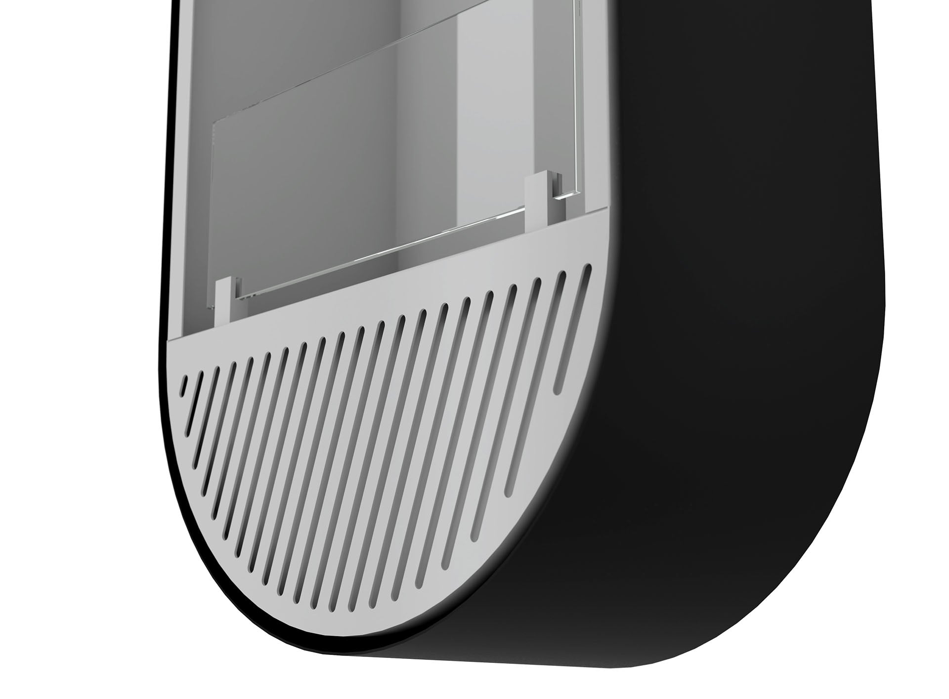 Biokamīns Incyrc Vert 130/50/25 cm melns - N1 Home