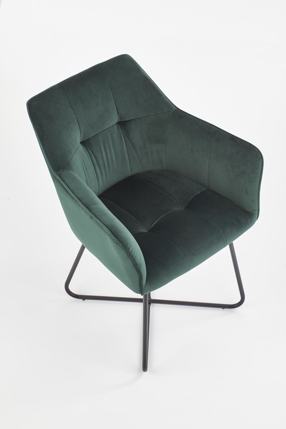 KB tumši zaļs krēsls 60/62/81/49 cm