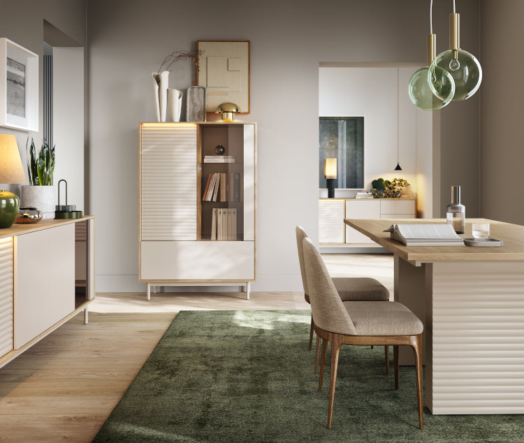 Galds Tilipa 140/90/75 cm kašmirs/ellots ozols