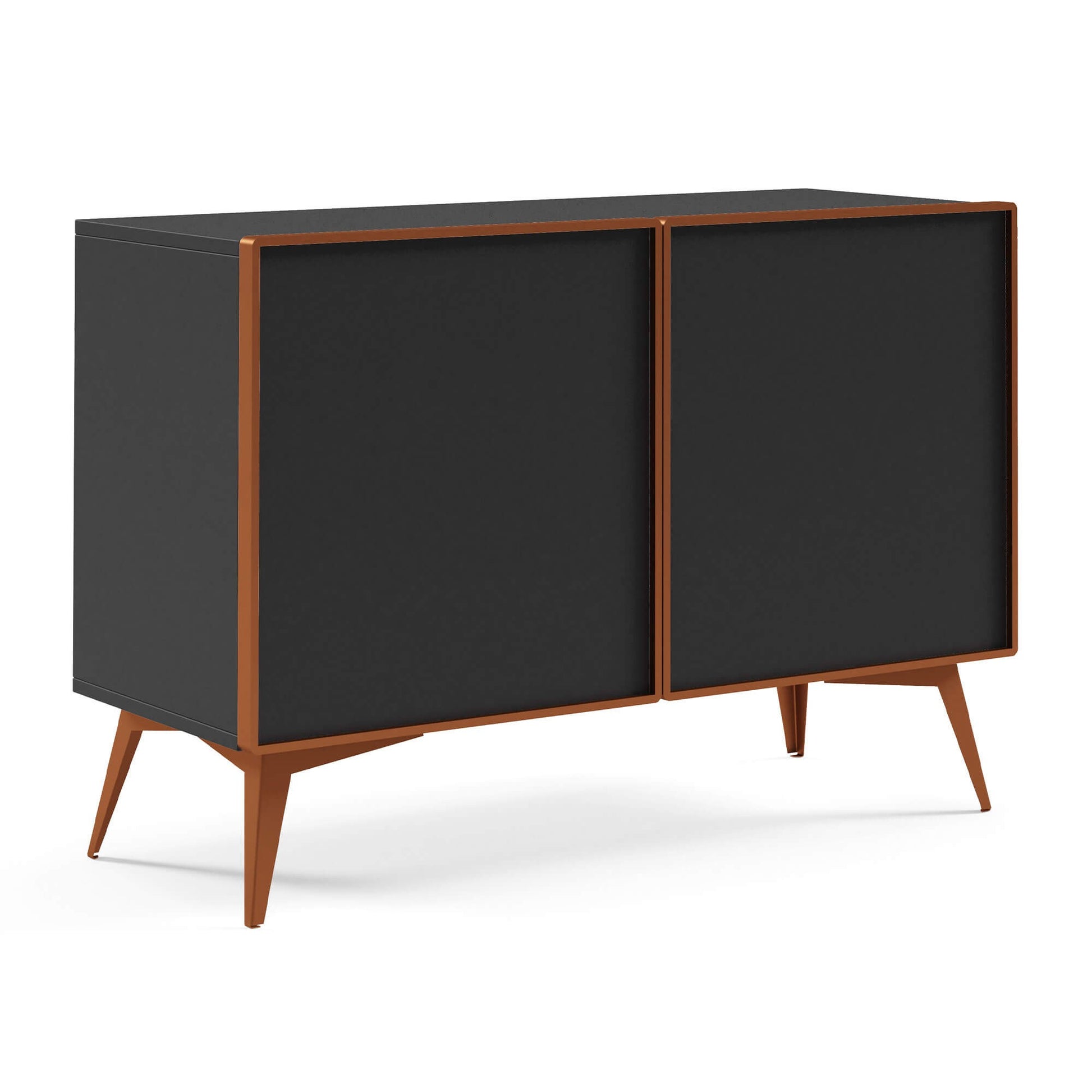 Kumode Maveja 110/42/77 cm melns/varš - N1 Home