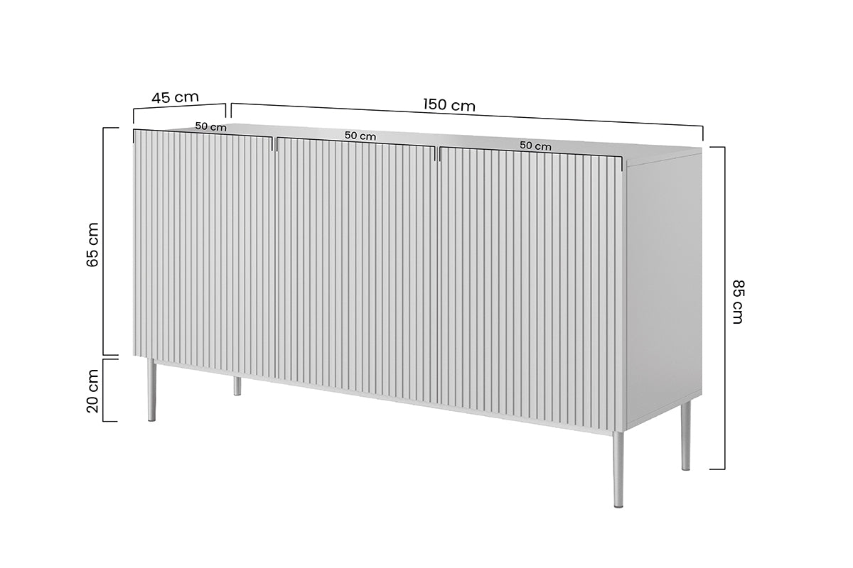 Kumode AUSTIN zelta kājas 150/85/45 antik rozā