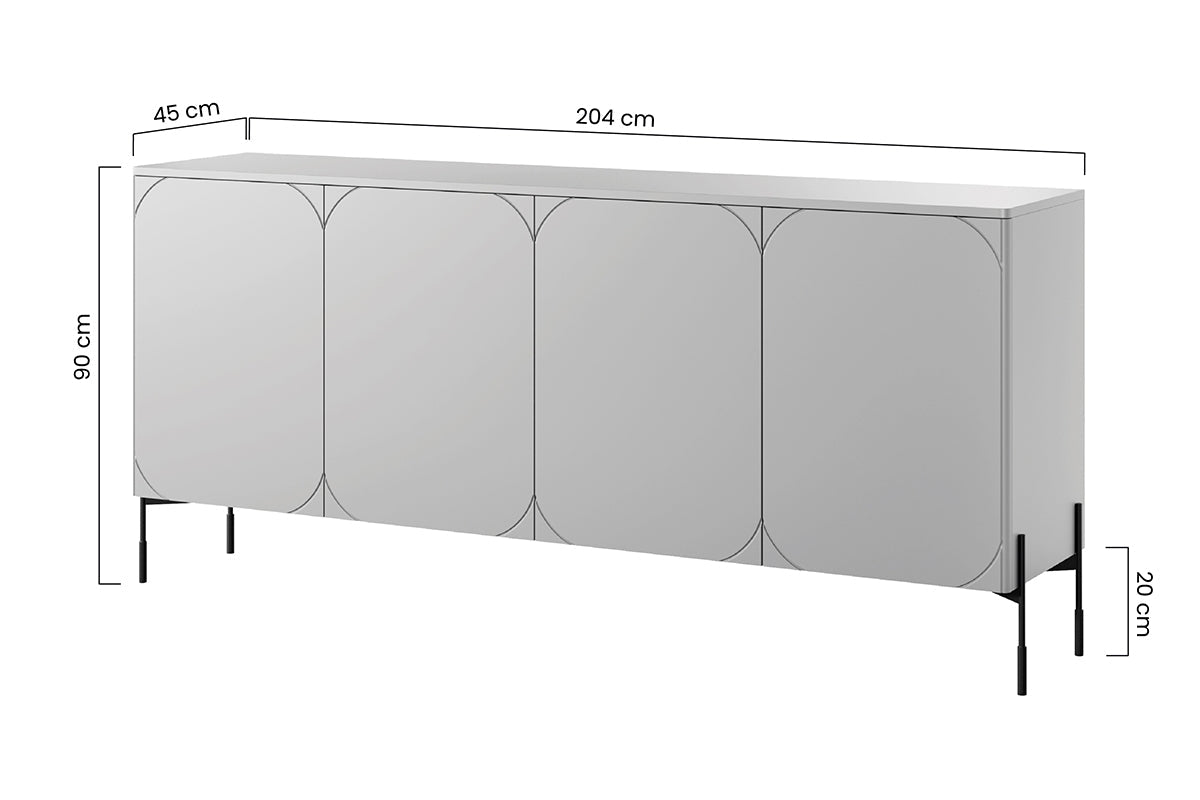 Kumode BARI ar atvilktnes 204/90/45 terrakota