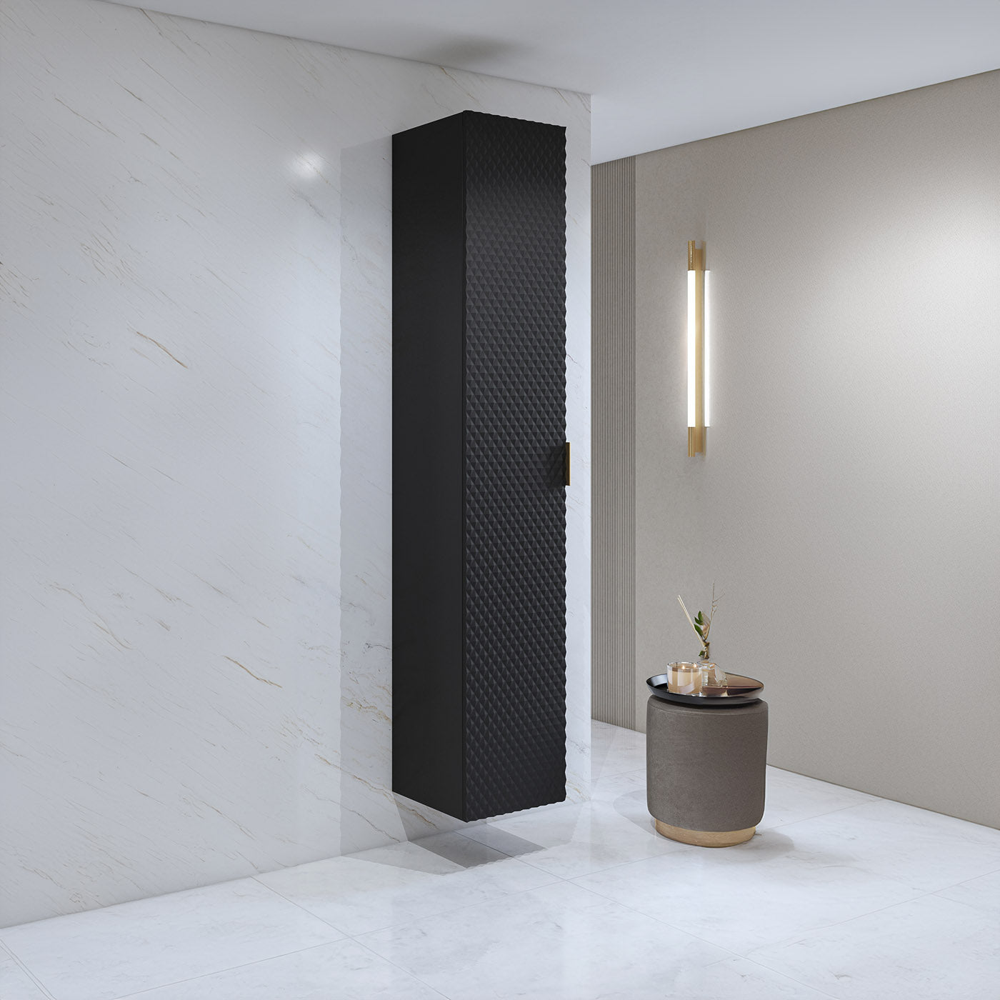 Skapis Lors 35/186/35 cm melns