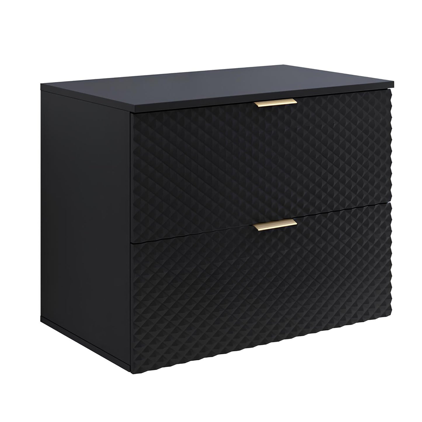 Skapis Lors 80/49/63 cm melns