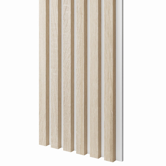 Lamele slim uz balta MDF plātnes sonoma ozols 300x24x2750 mm - N1 Home