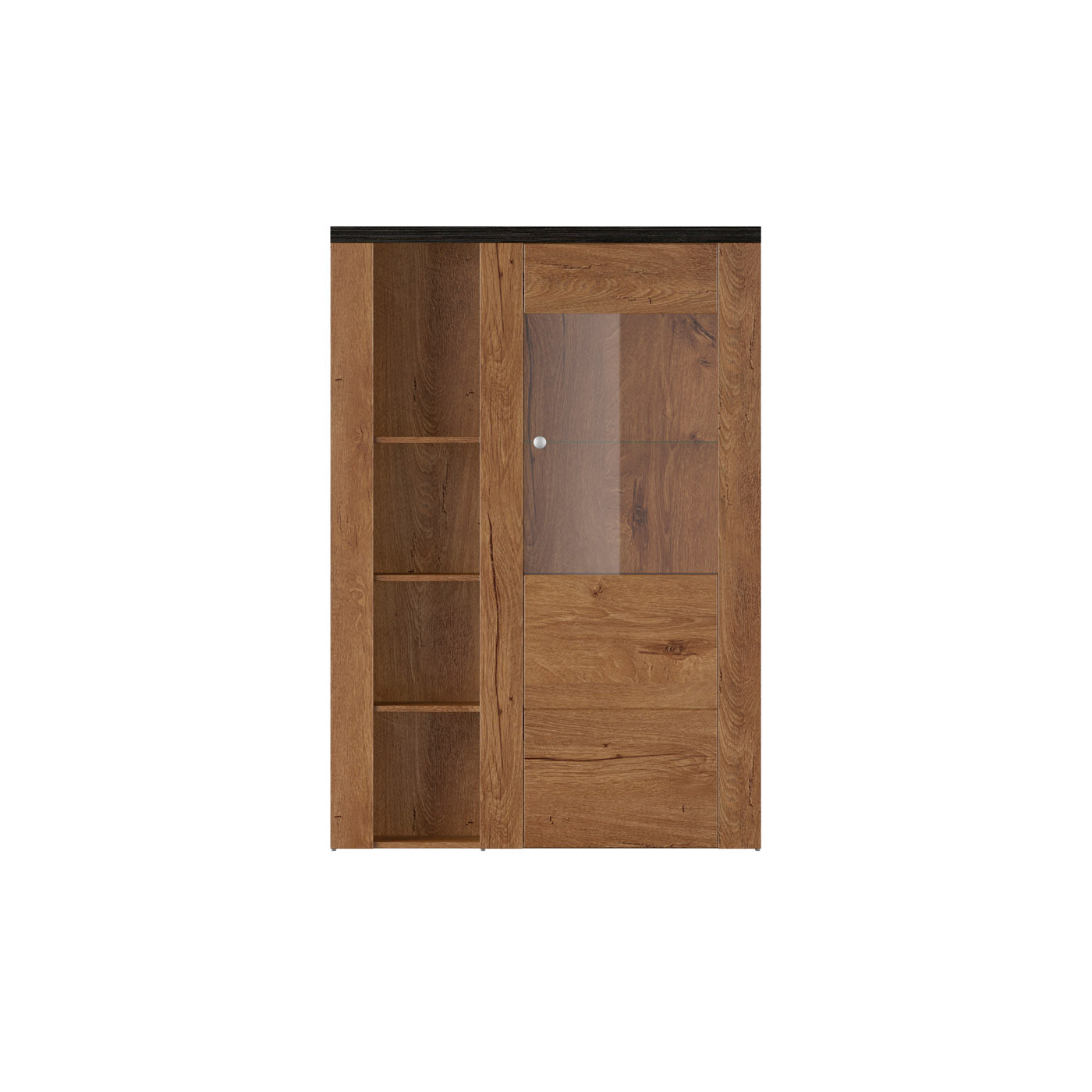 Skapis Laroš 100/37/145 cm Rivjēras gaišais ozols