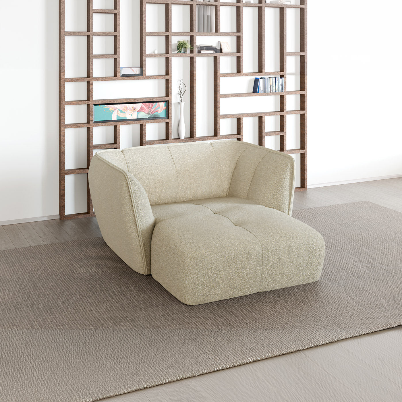 Krēsls Malis 148/81/180 cm bēšs