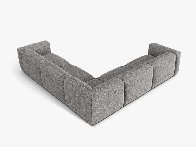 Dīvāns Martina Micadoni 316/75/316 cm Boucle Mogra Graphite