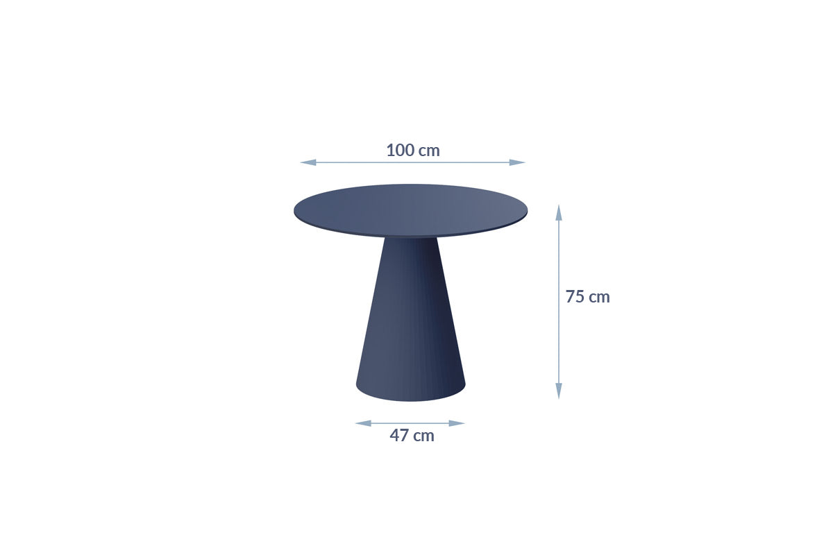 Galds Pinola 75/100/100 cm piparmētra - N1 Home