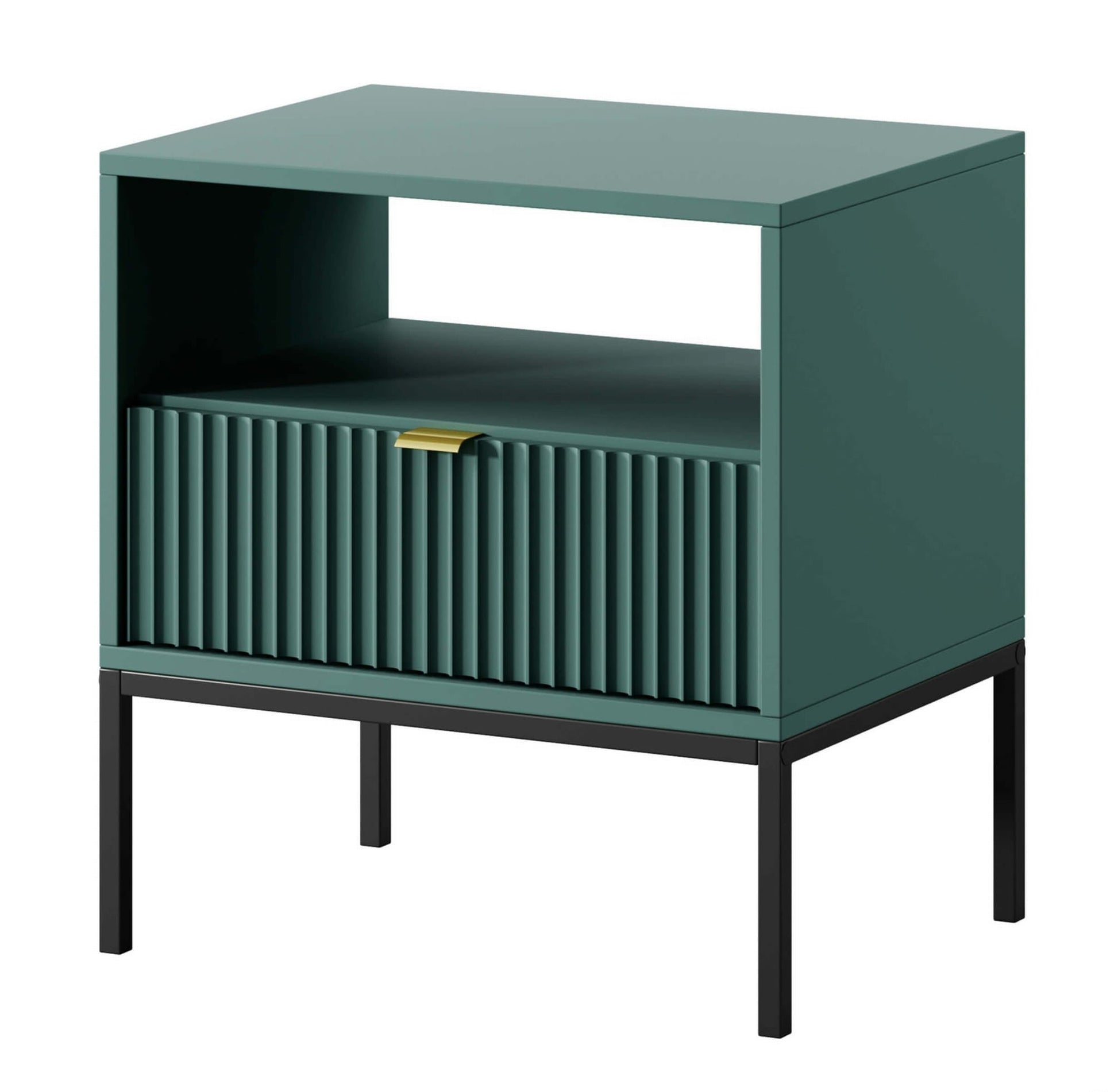 Naktsskapītis NV 54/56/39 cm olives/melns - N1 Home