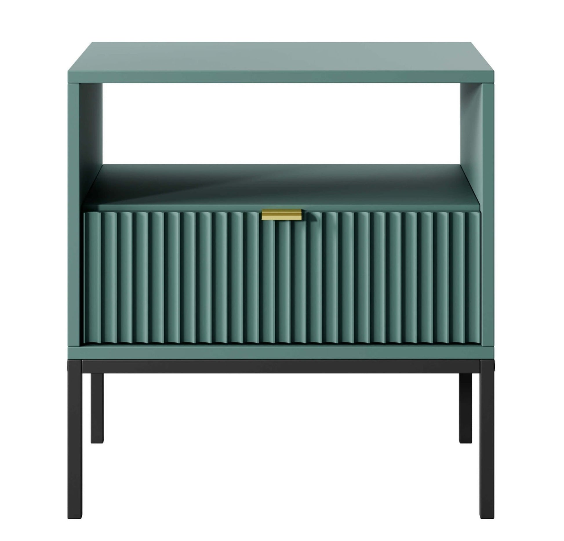 Naktsskapītis NV 54/56/39 cm olives/melns - N1 Home