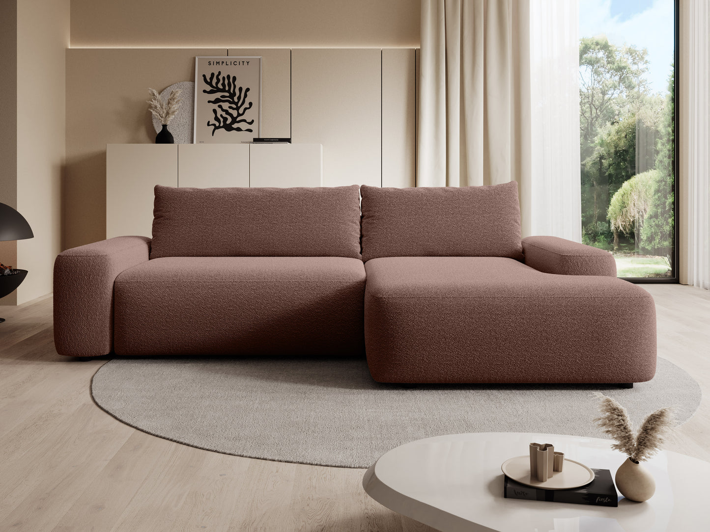 Dīvāns Loo 265/162/87 cm Lambi 4 - N1 Home