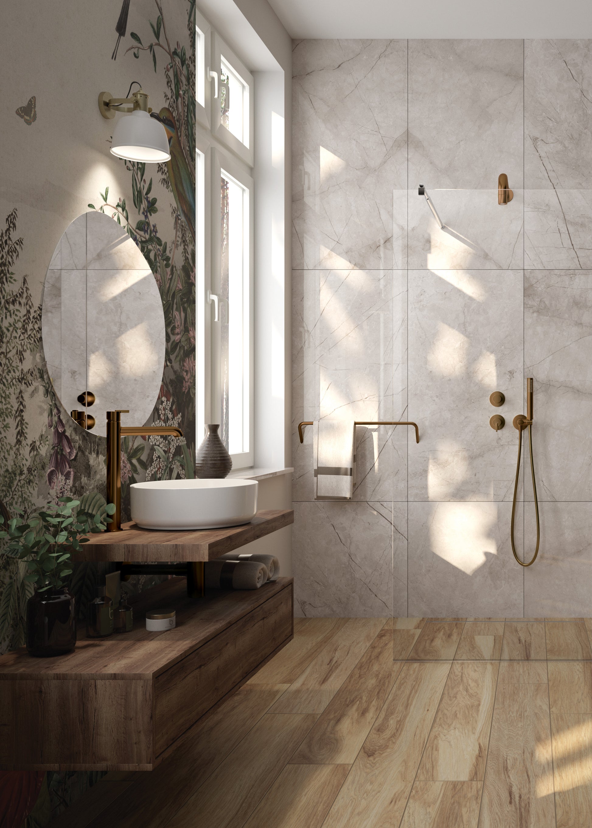 Augsts izlietnes maisītājs Silia 344 mm matēta bronza - N1 Home