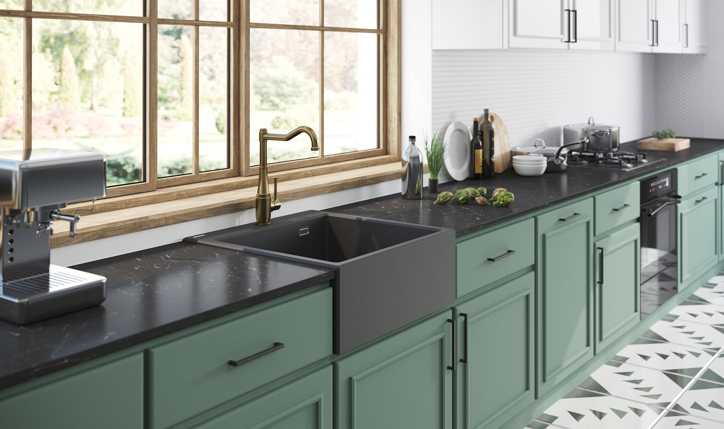 Virtuves jaucējkrāns ar taisnstūra snīpi Tamizo 333 mm hroms - N1 Home